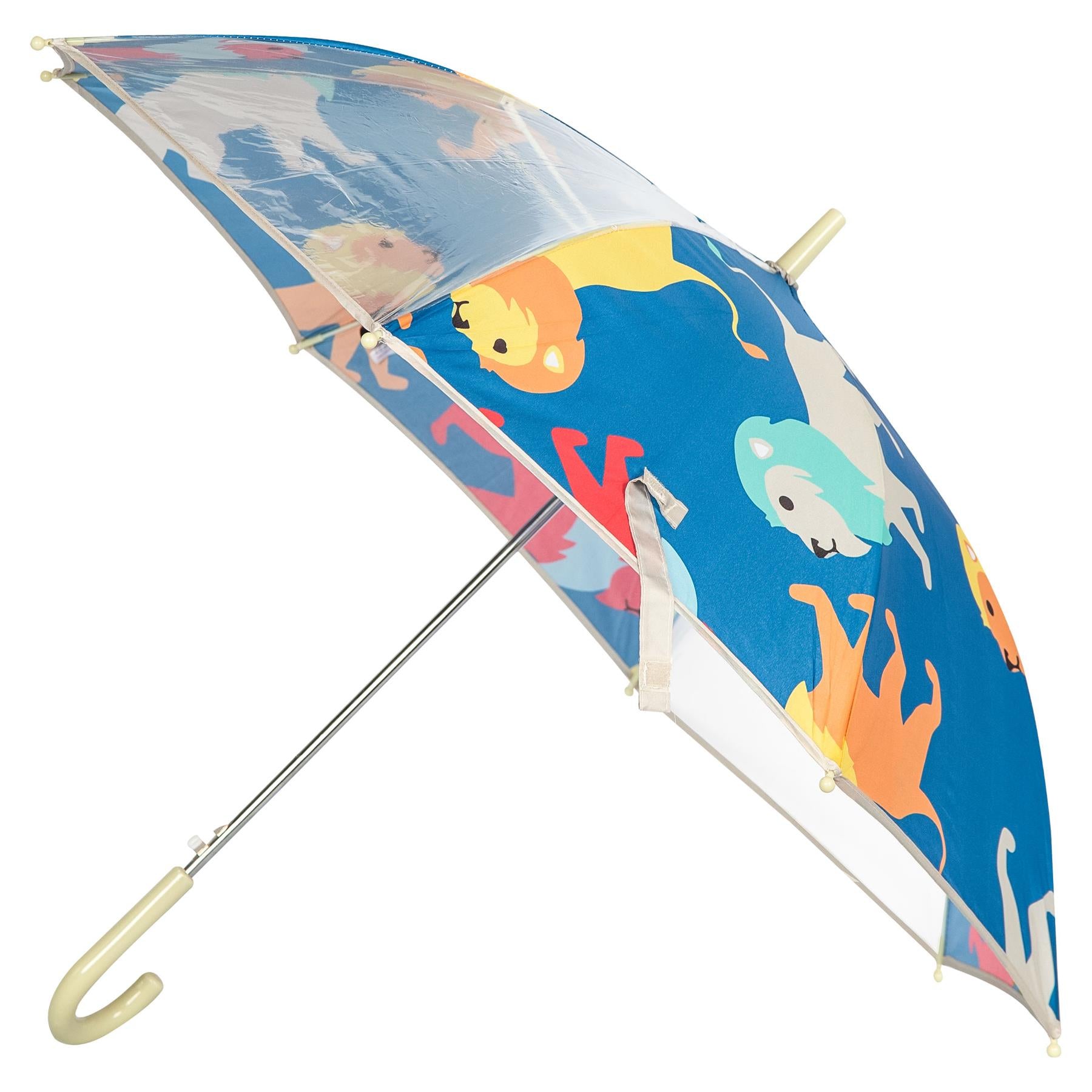 A2Z 4 Kids Stick Umbrella Lions Walking Umbrellas Water Proof Brolly 96cm Canopy