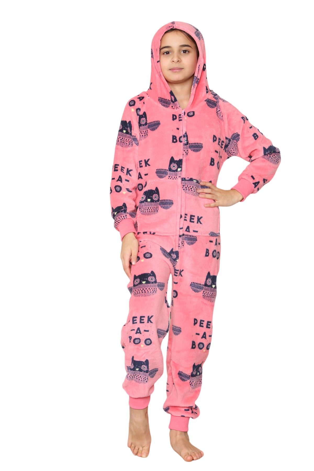 A2Z Kids Peek A Boo Print Onesie Pyjama Sets for Boys and Girls Childrens