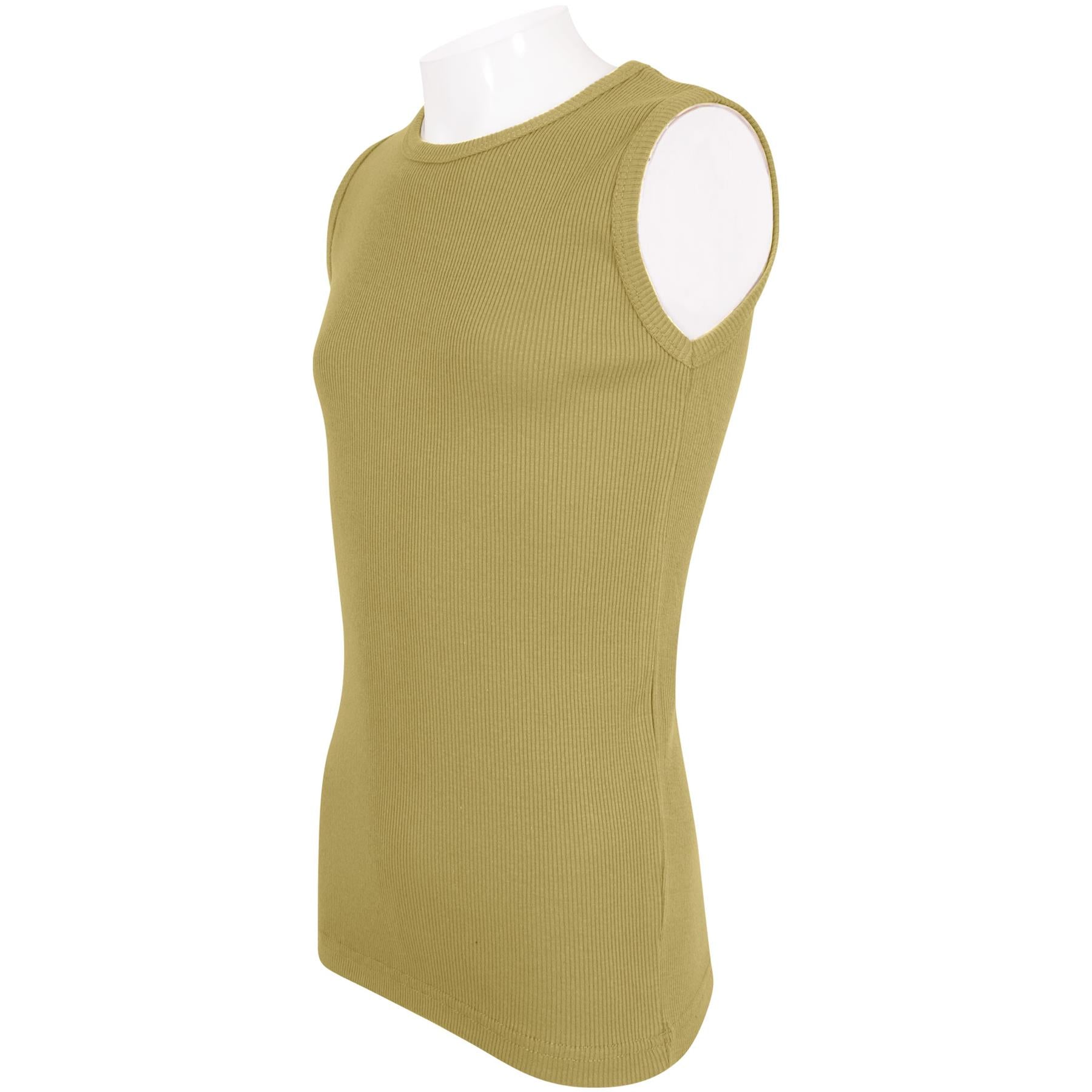 Kids Girls Boys Childrens Vest Top Tank Top Fitted 100% Rich Cotton 2-13 Years