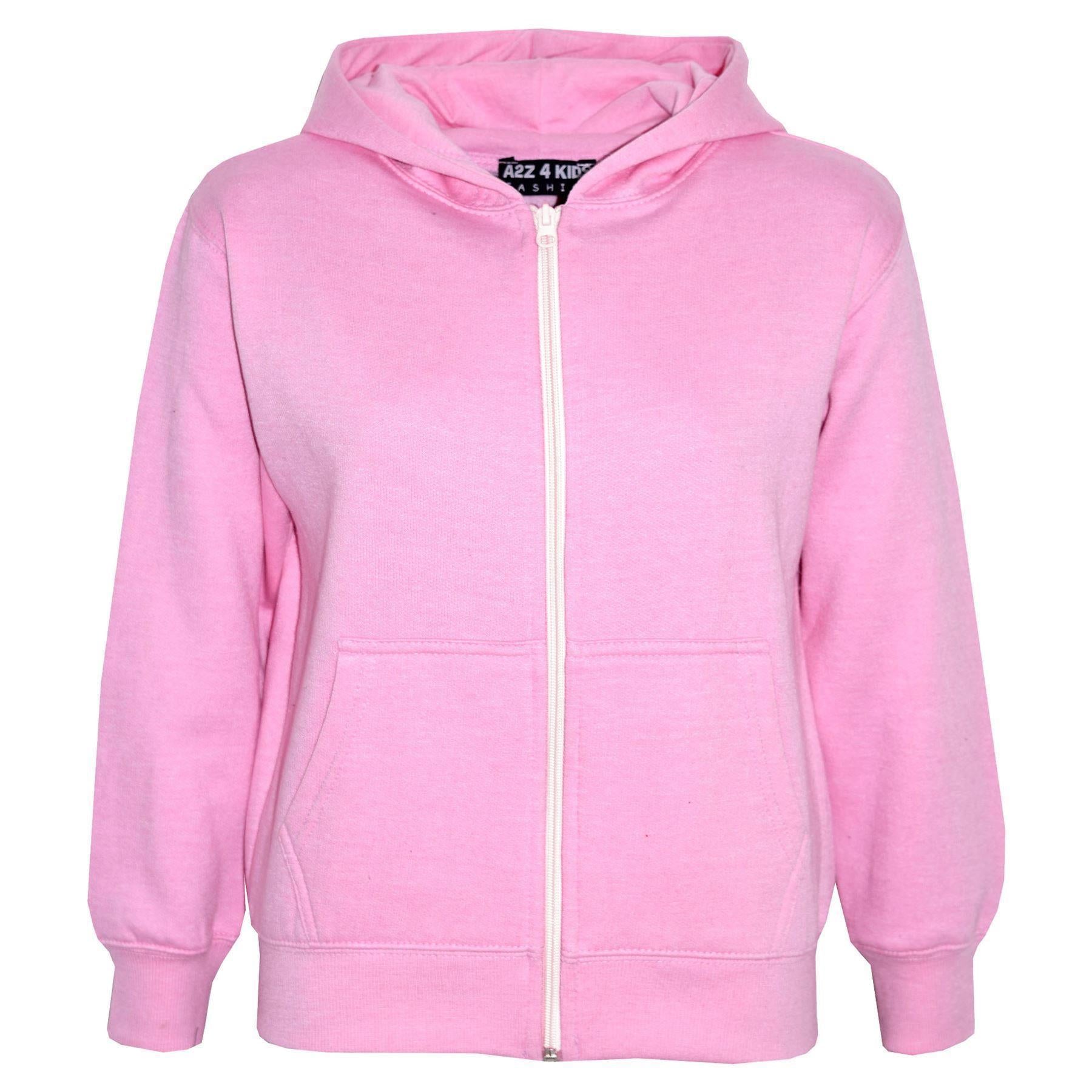 A2Z 4 Kids Girls Boys Hoodie Pullover Sweatshirt Full Zip-Up Hooded Zipper Top