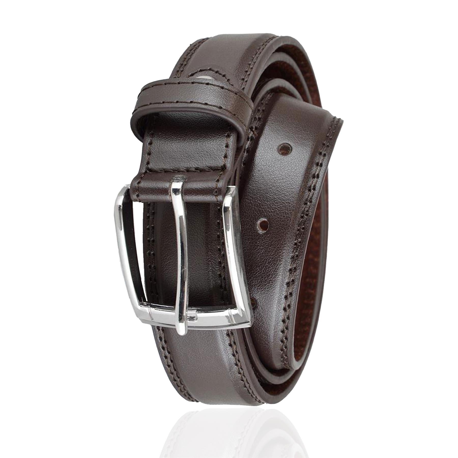 A2Z Mens Belts Leather Lined Alloy Pin Buckle Belt Jeans Suit Work Casual Belts