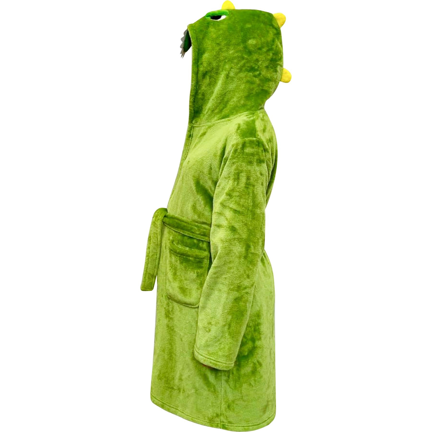 Kids Bathrobe Animal Face Nightgown Kids Crocodile hooded Towel Dressing Gown