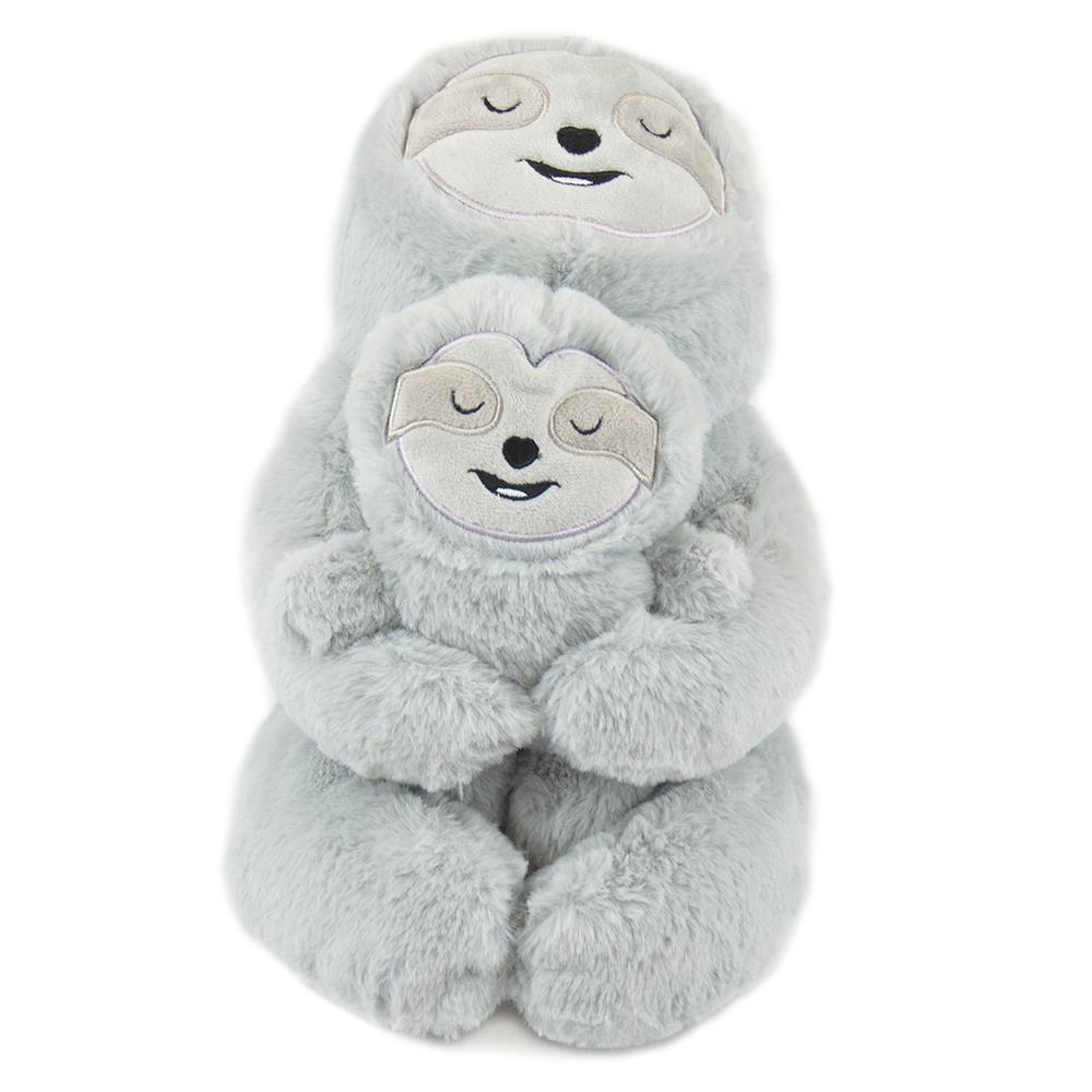 A2Z Hot Water Bottle 750ML Cosy Plush 3D Animal Fleece Cover Hot Water Bottle