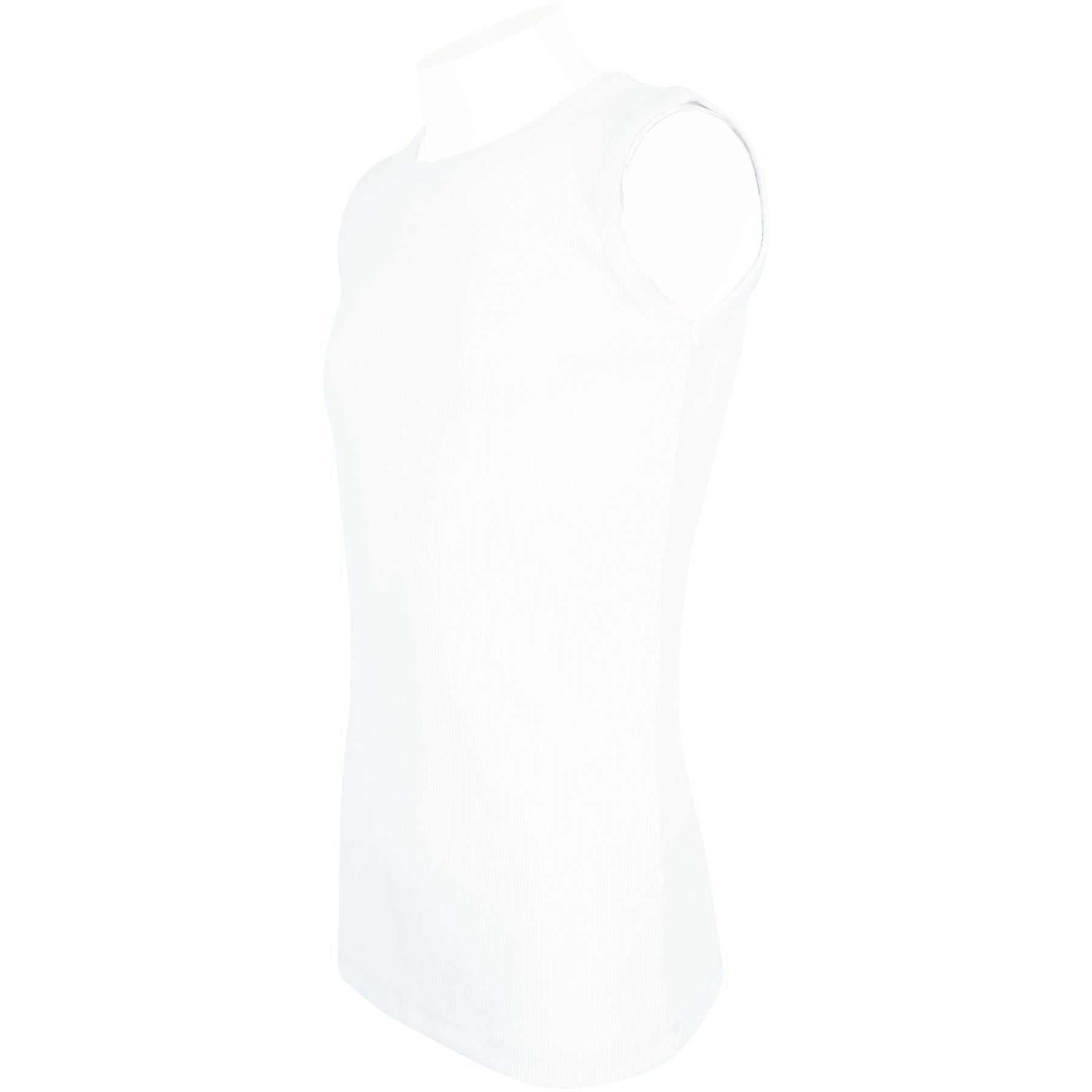 Kids Girls Ribbed Vest Top 100% Thick Cotton Fashion Tank Tops T Shirt 2-13 Year