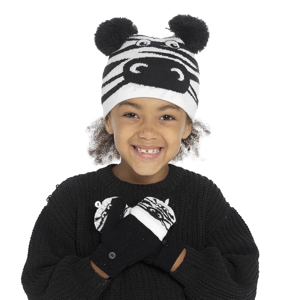 A2Z 4 Kids Novelty Animal Hat Gloves Set Winter Warm Hats Mitten Gloves Sets