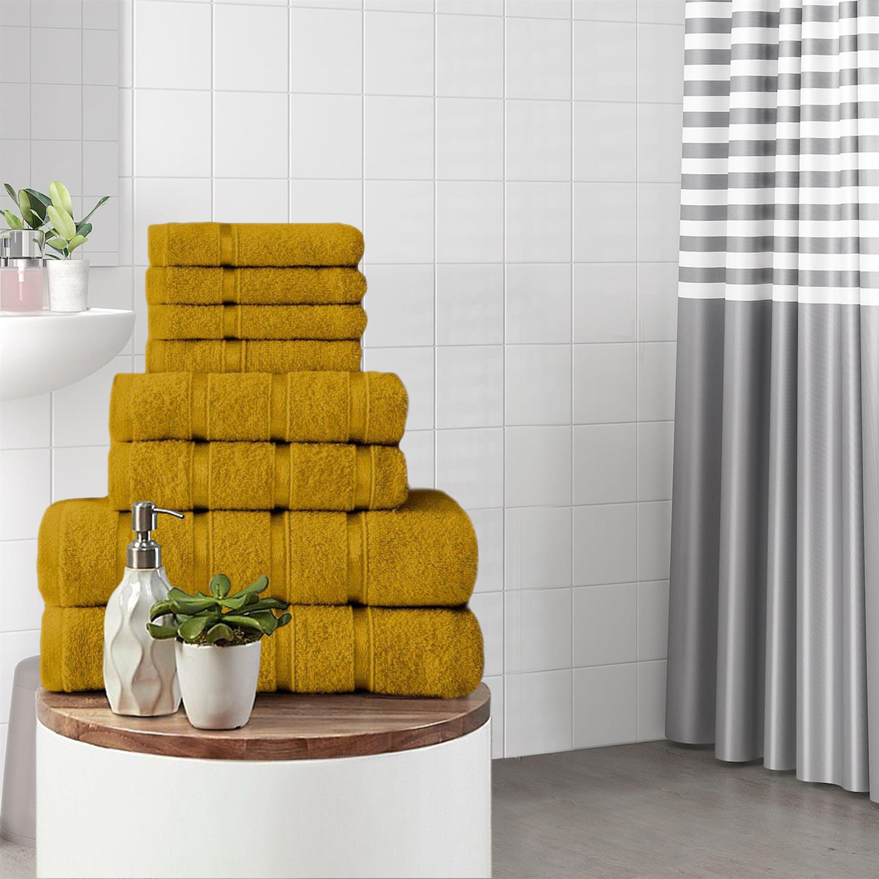 8 Piece Soft & Absorbent Towel Bale Set