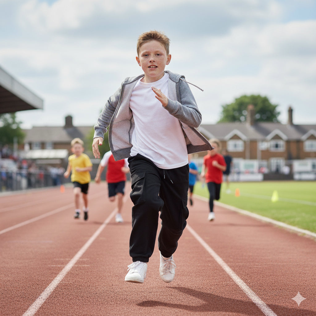 A2Z 4 Kids Boys Girls Cargo Trousers Nylon Utility Pants Adjustable Hem Drawcord