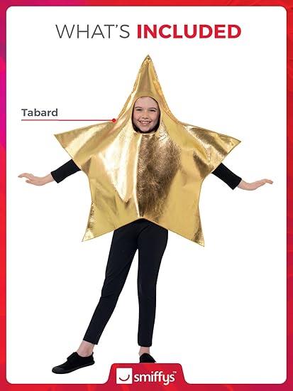 Shining Star Child Christmas Fancy Dress Party Costume