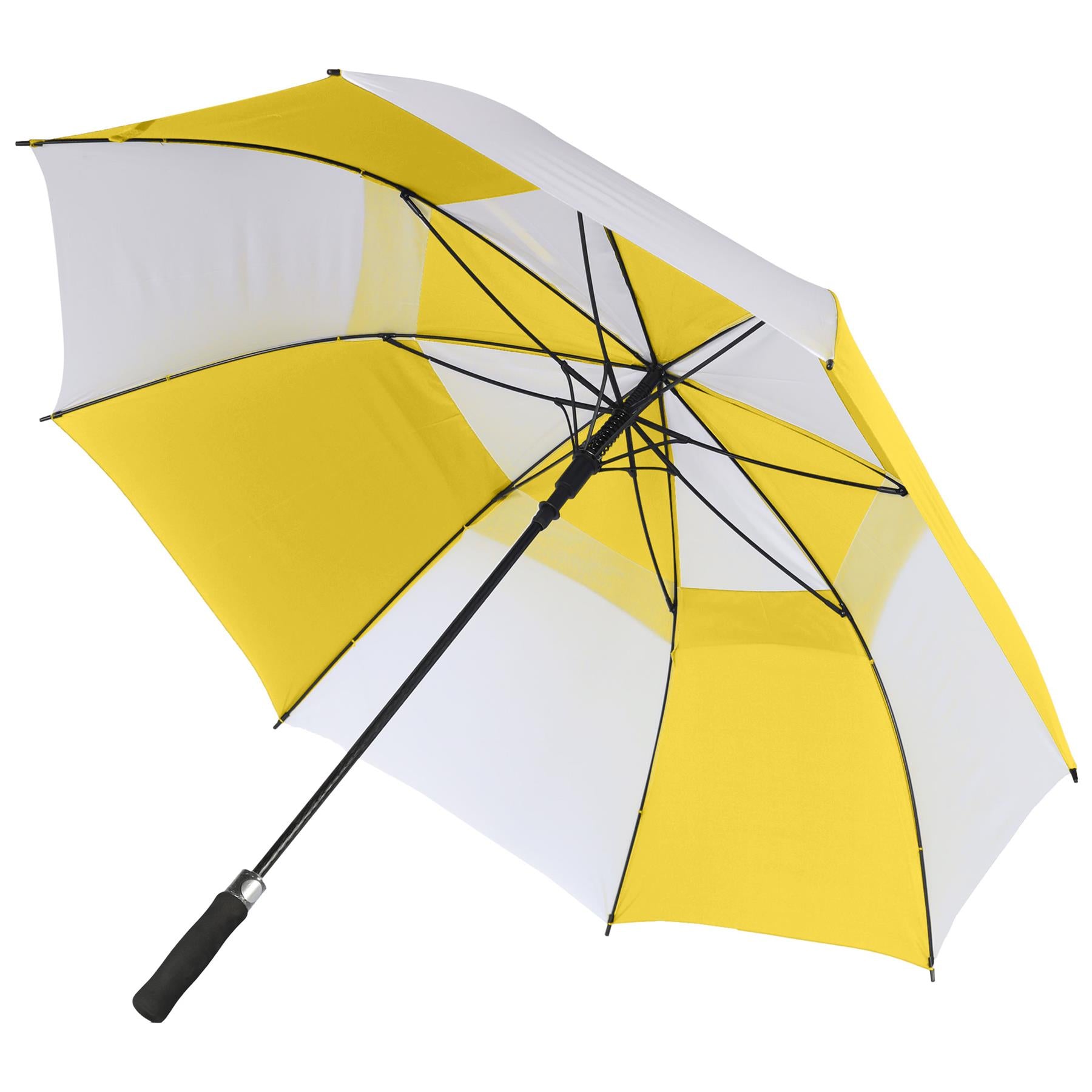 A2Z Golf Umbrella Auto Open Wind Rain Resitant 152cm Double Canopy Vented Brolly