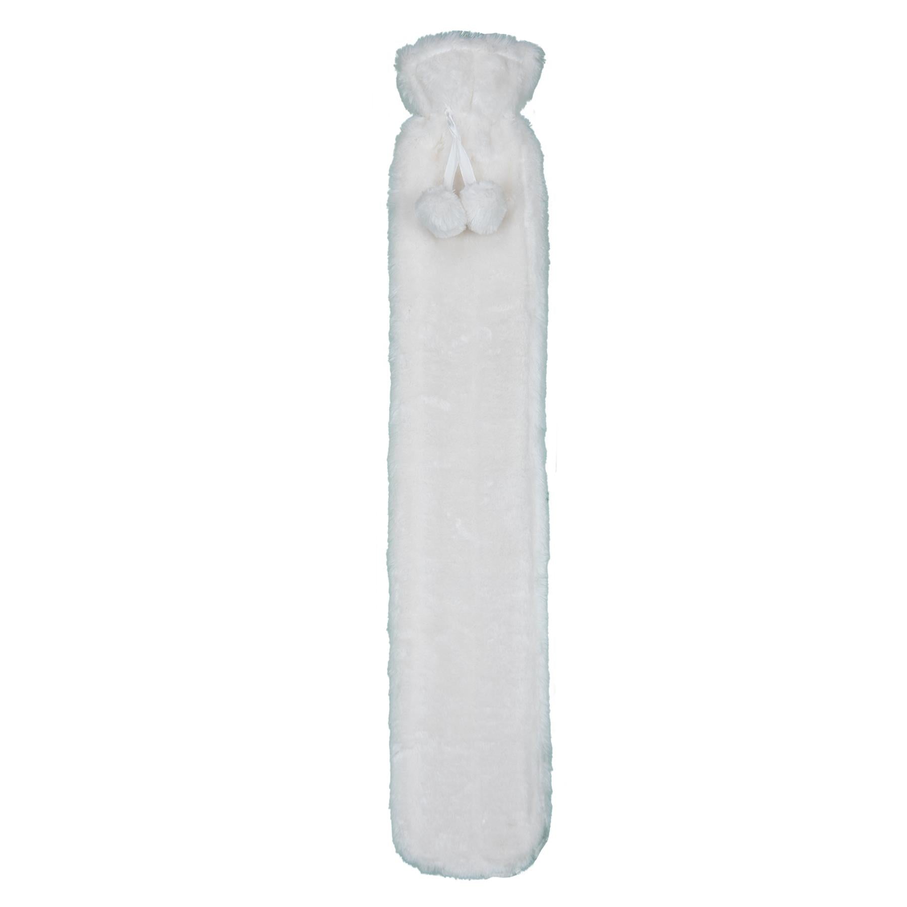 A2Z Hot Water Bottles Plain Fleece Cover 2 Liter Long Water Bottles Heat Therapy