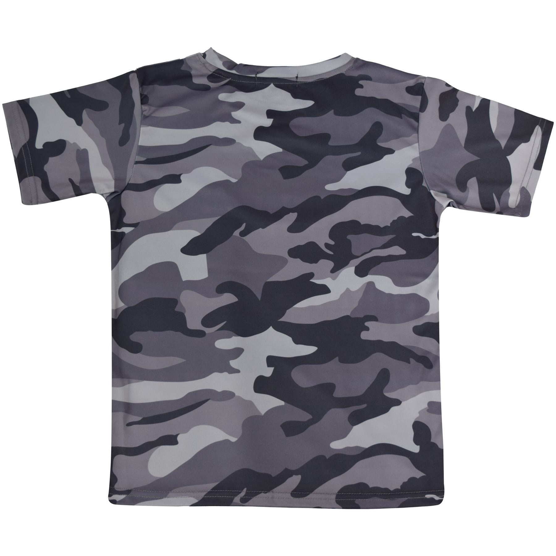 Kids Boys Active T Shirts Camouflage Sports Short Sleeves Summer Tops T-Shirts