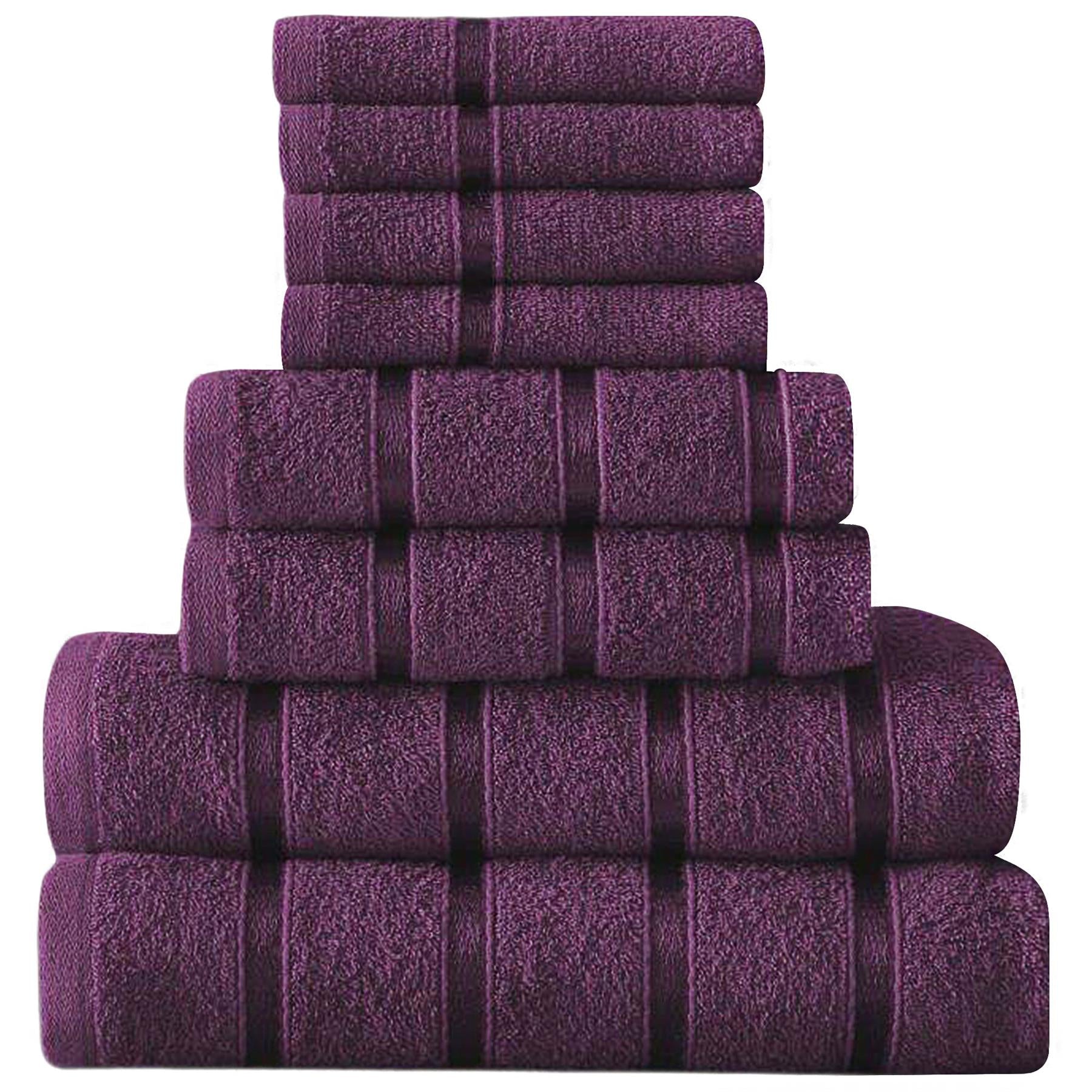 8 Piece Soft & Absorbent Towel Bale Set