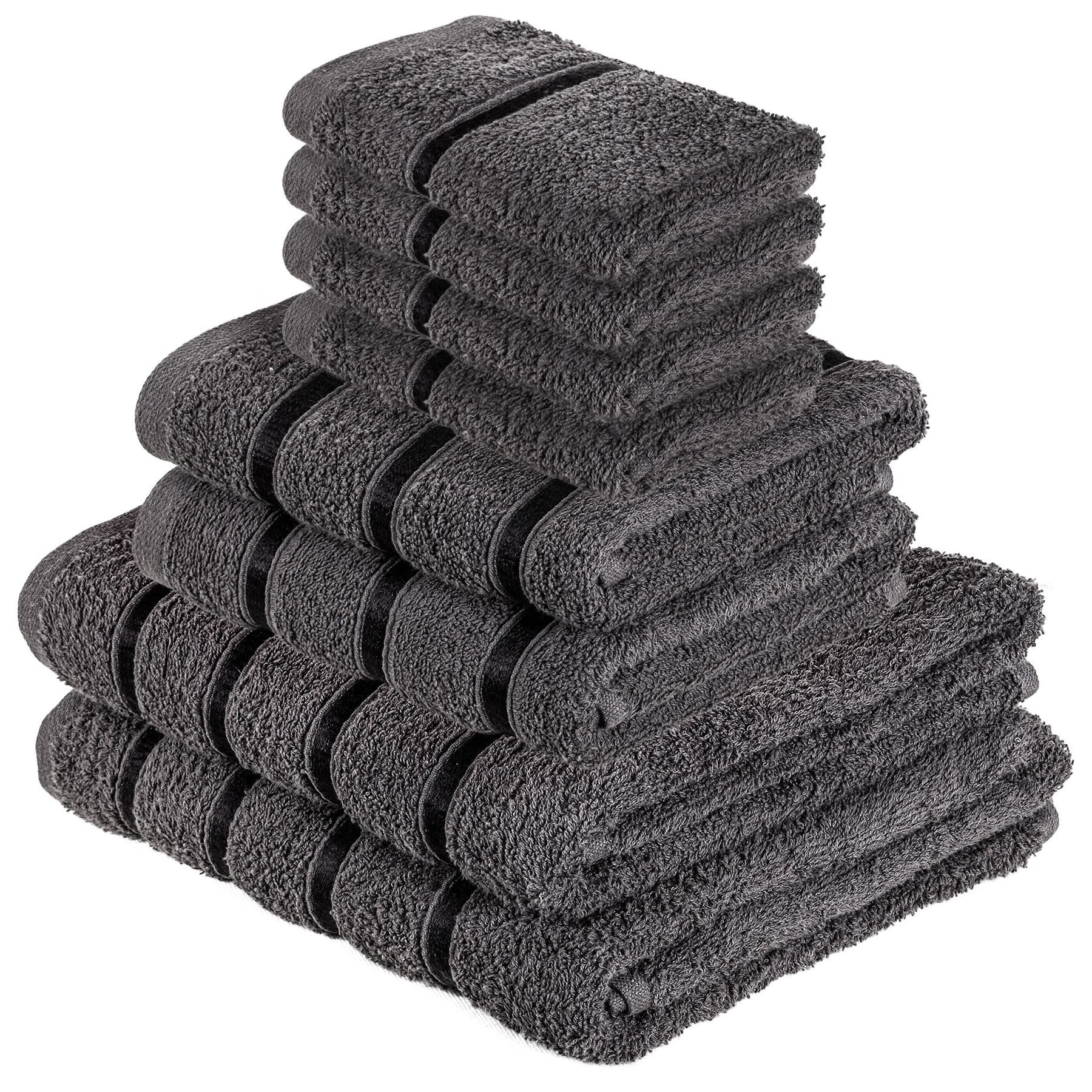 A2Z Luxurious 8 Piece Towel Bale Set  Bath Towels Soft and Absorbent Hand Towel