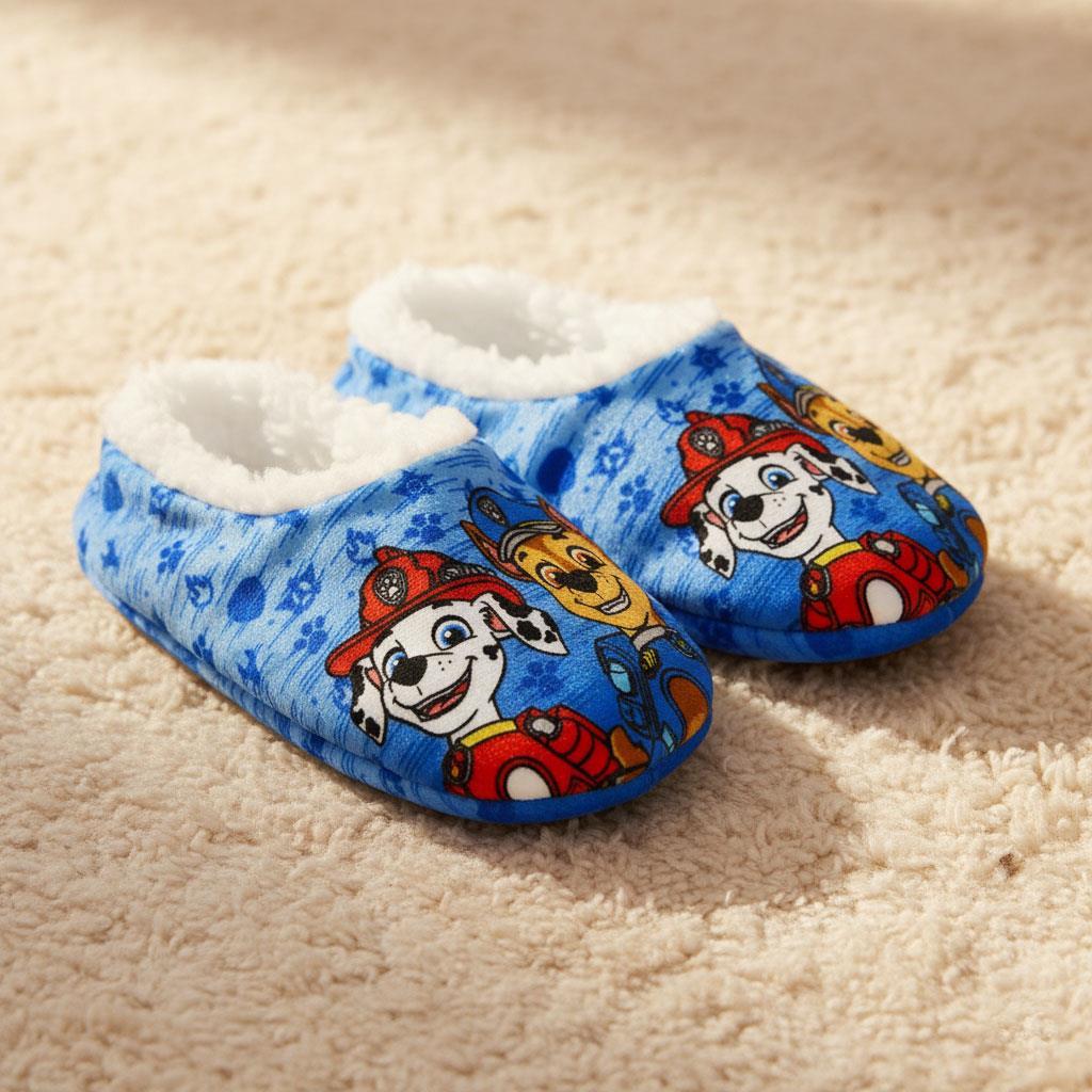 A2Z 4 Kids Officially Licensed Paw Patrol Boys Girls Slipperettes Warm Slippers