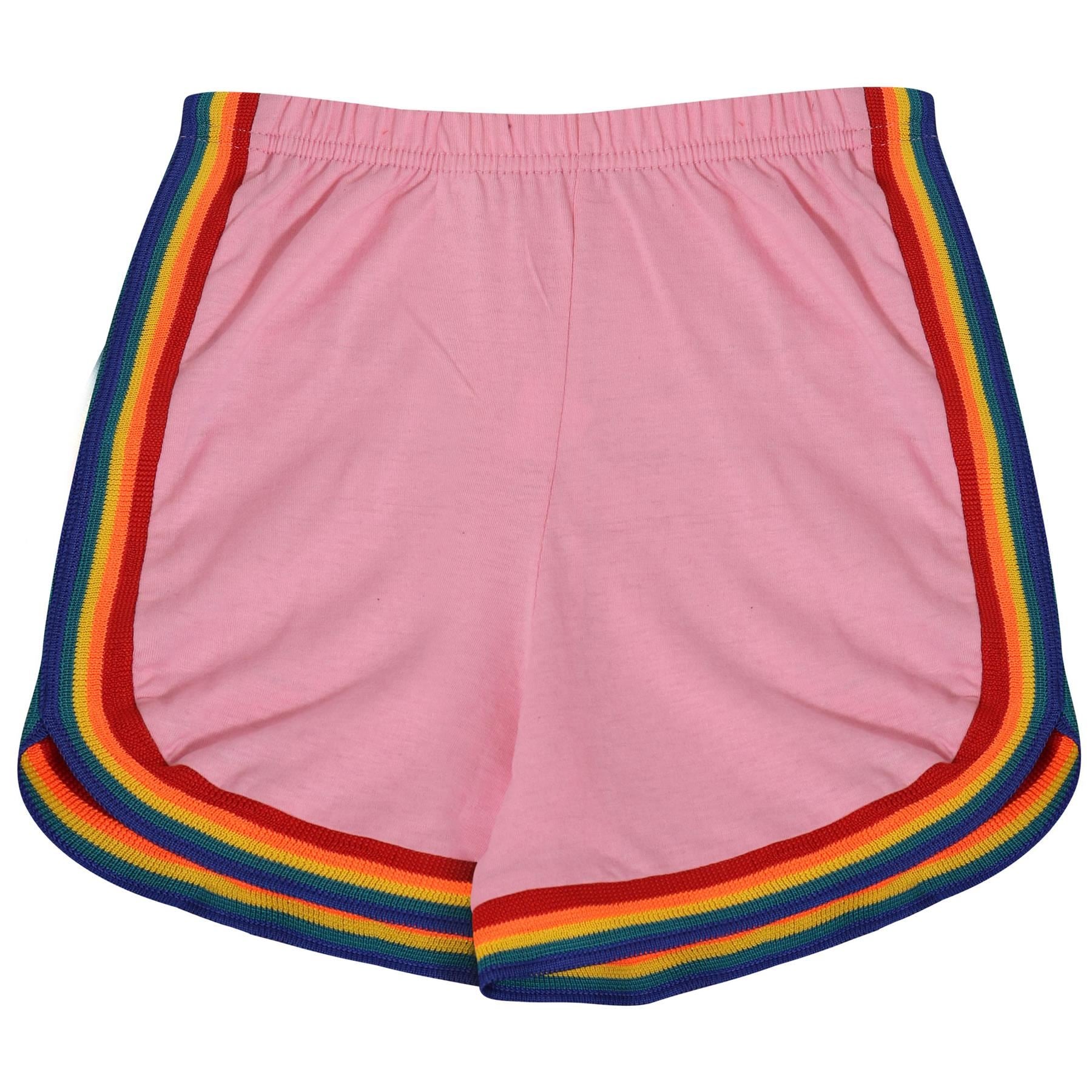 Kids Girls Shorts 100% Cotton Summer Shorts Running Pants