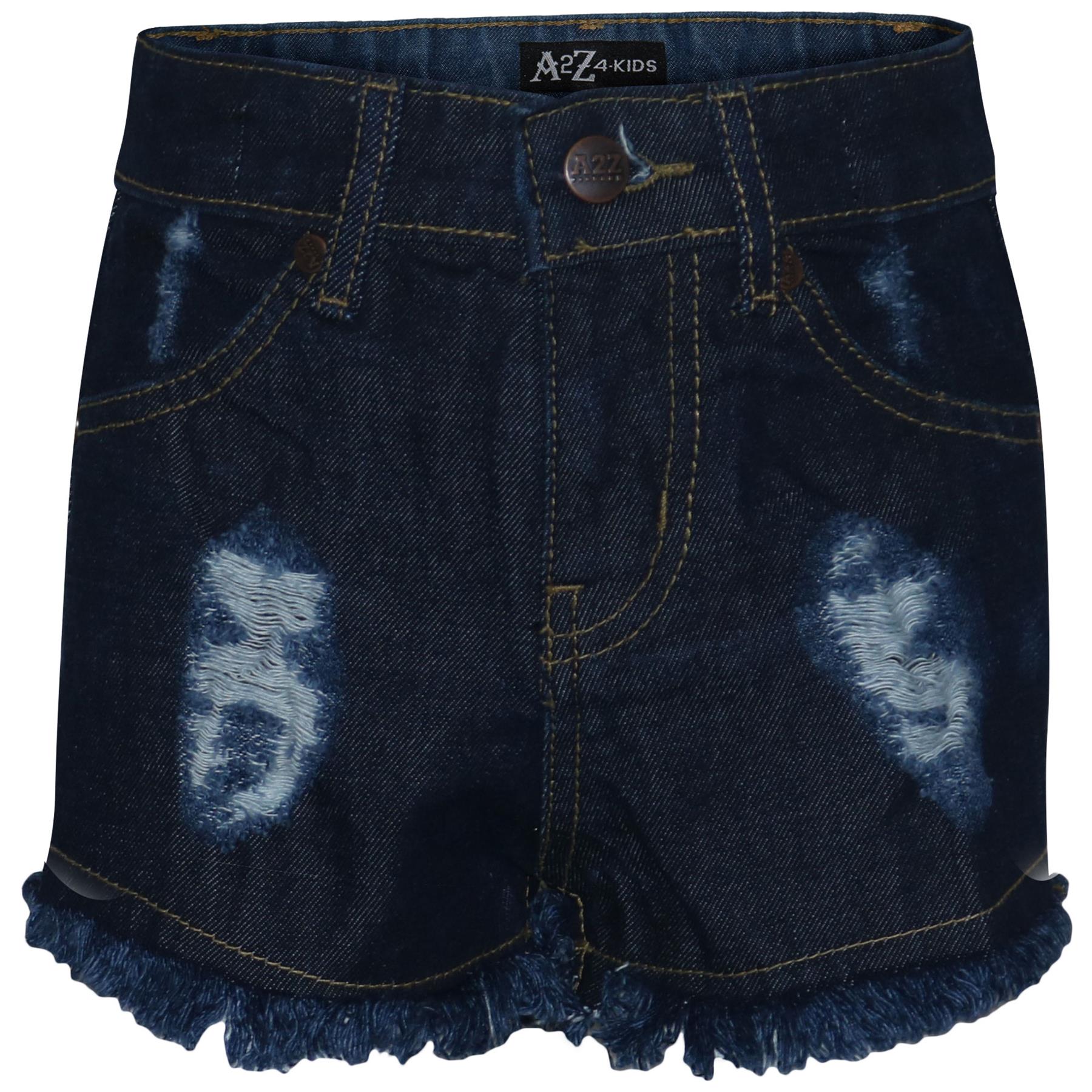 Kids Girls Shorts Ripped Jeans Hot Pants Summer Denim Short