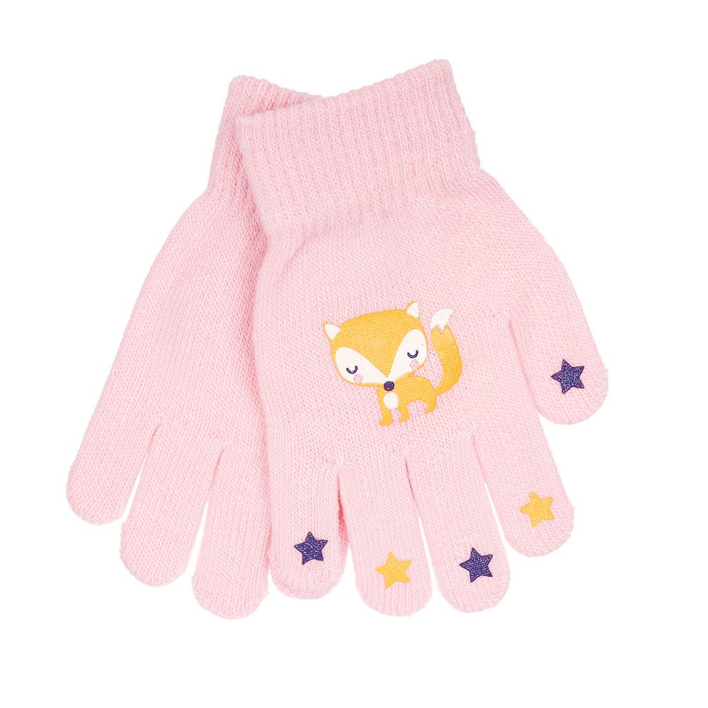 A2Z Girls 3 Pack Gloves Thermal Magic Animal Cartoon Motifs Warm Mittens 5-13Yrs