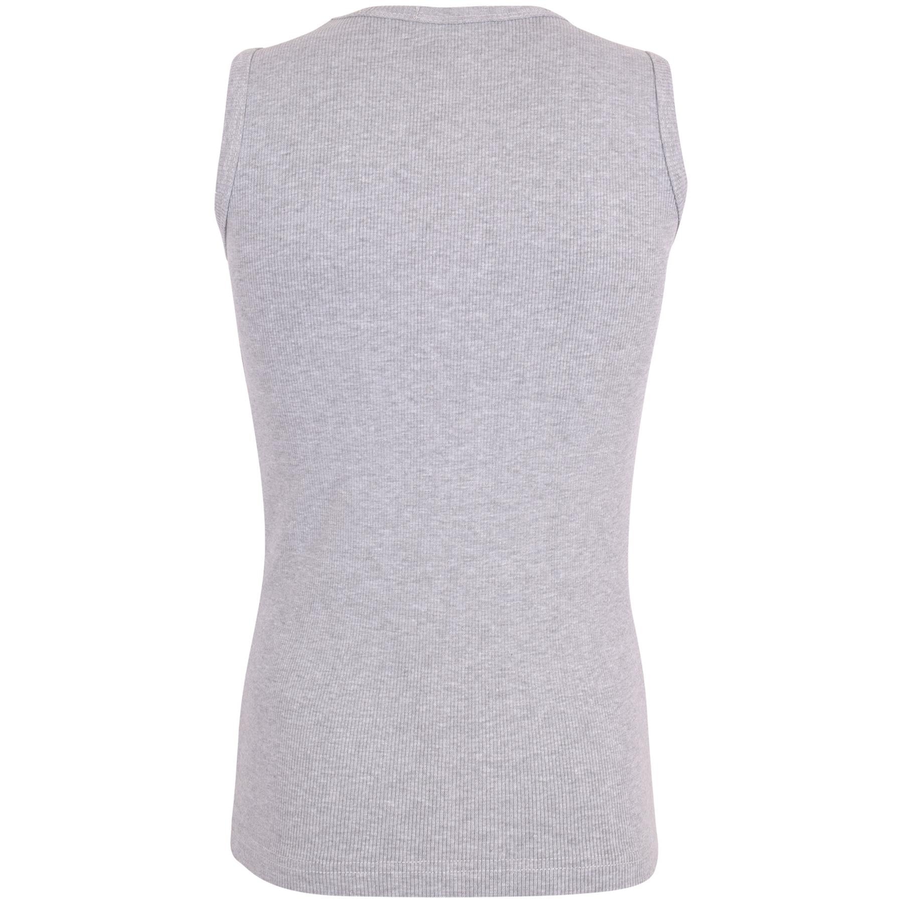 Kids Girls Ribbed Vest Top 100% Thick Cotton Fashion Tank Tops T Shirt 2-13 Year