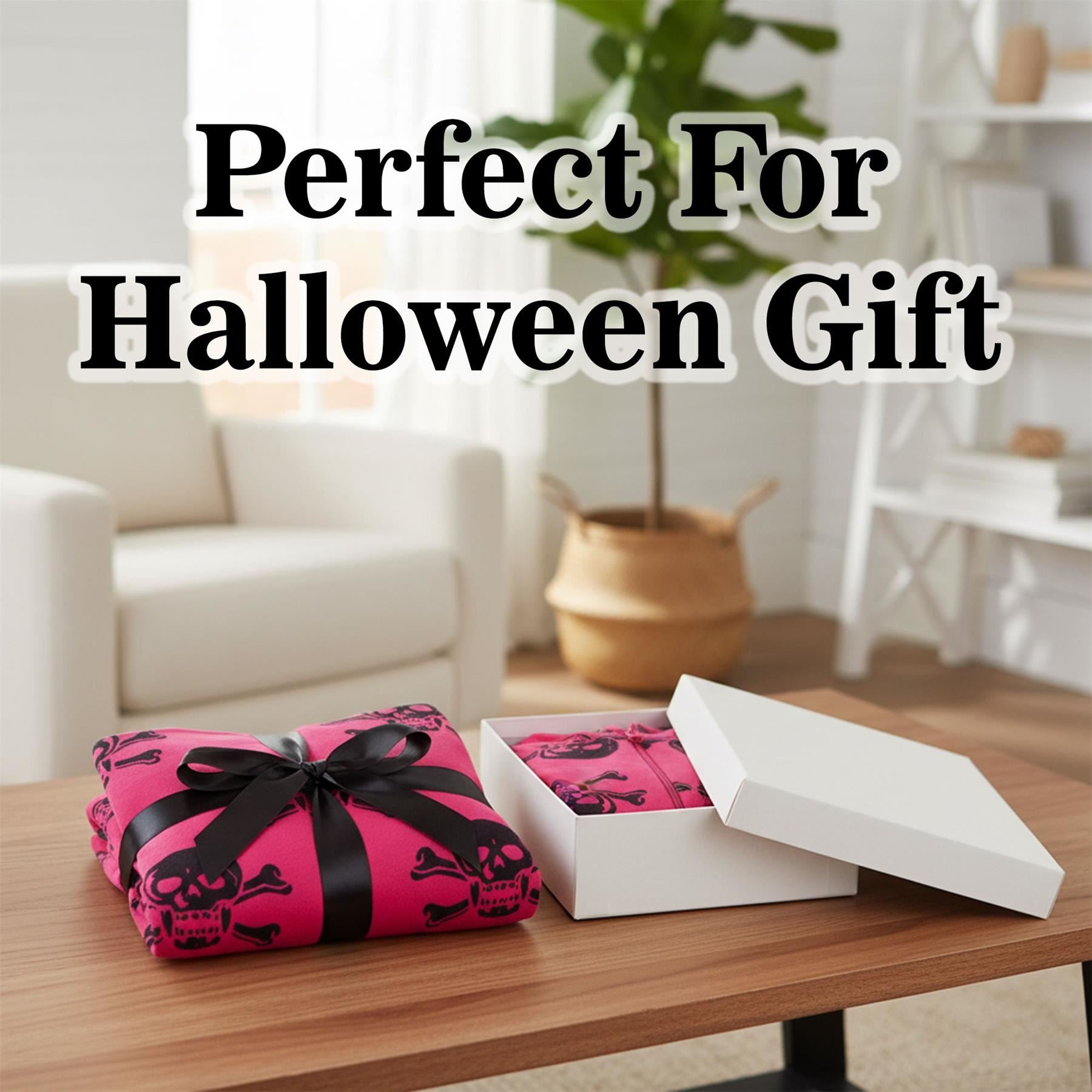 Kids Girls Boys One Piece Halloween Print Onesie