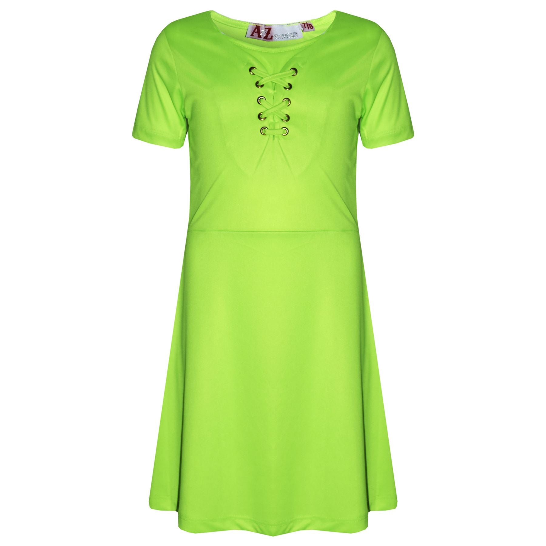 Girls Skater Dress Kids Party Fashion Stylish Laces Dresses New Age 5-13 Years