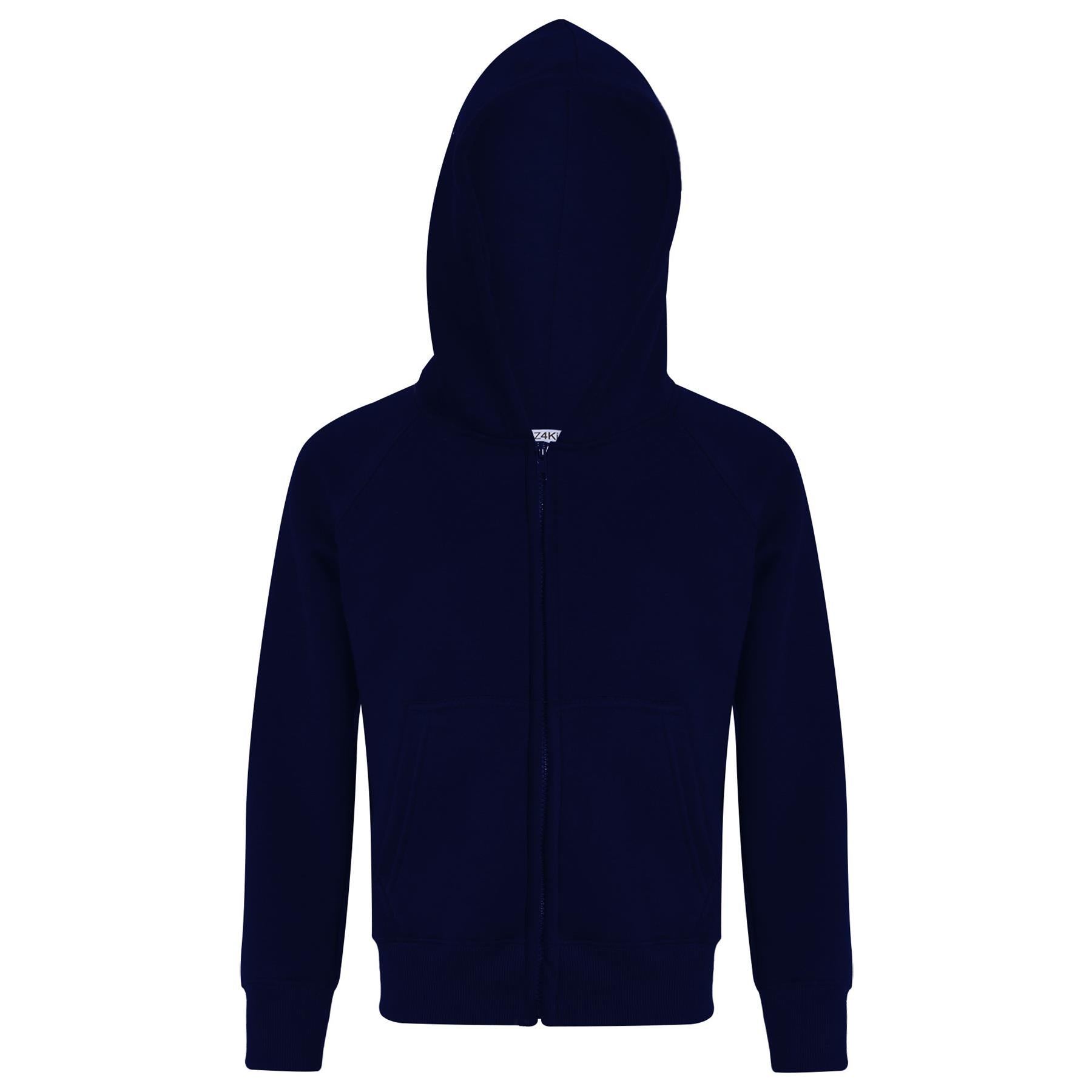 A2Z 4 Kids Girls Boys Zipper Long Sleeves Zip-Up Hooded PE School Zipper Jacket