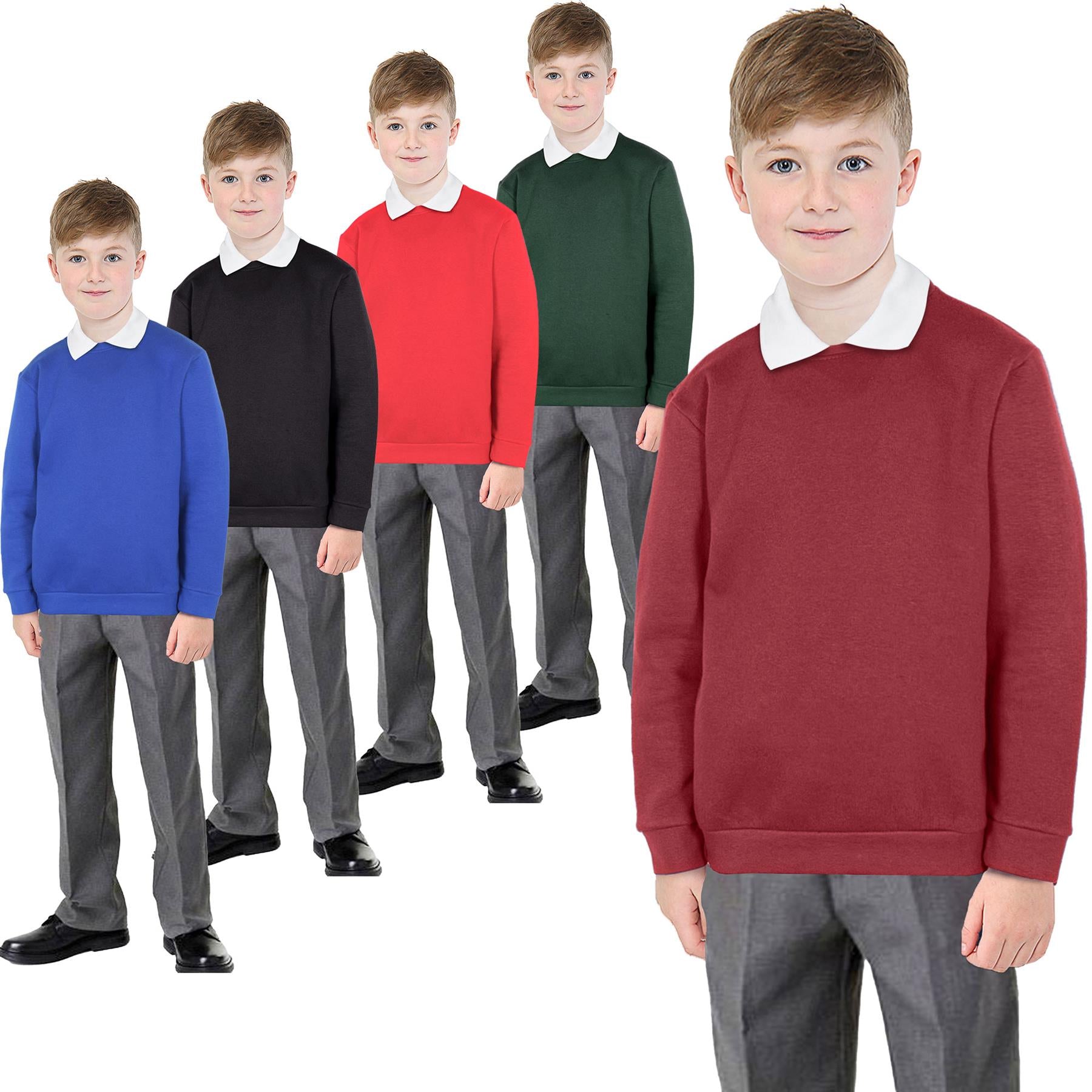 Kids Girls Boys Unisex Scouts School Uniform Jumper Pack Of 2 Cardi Sweatshirt