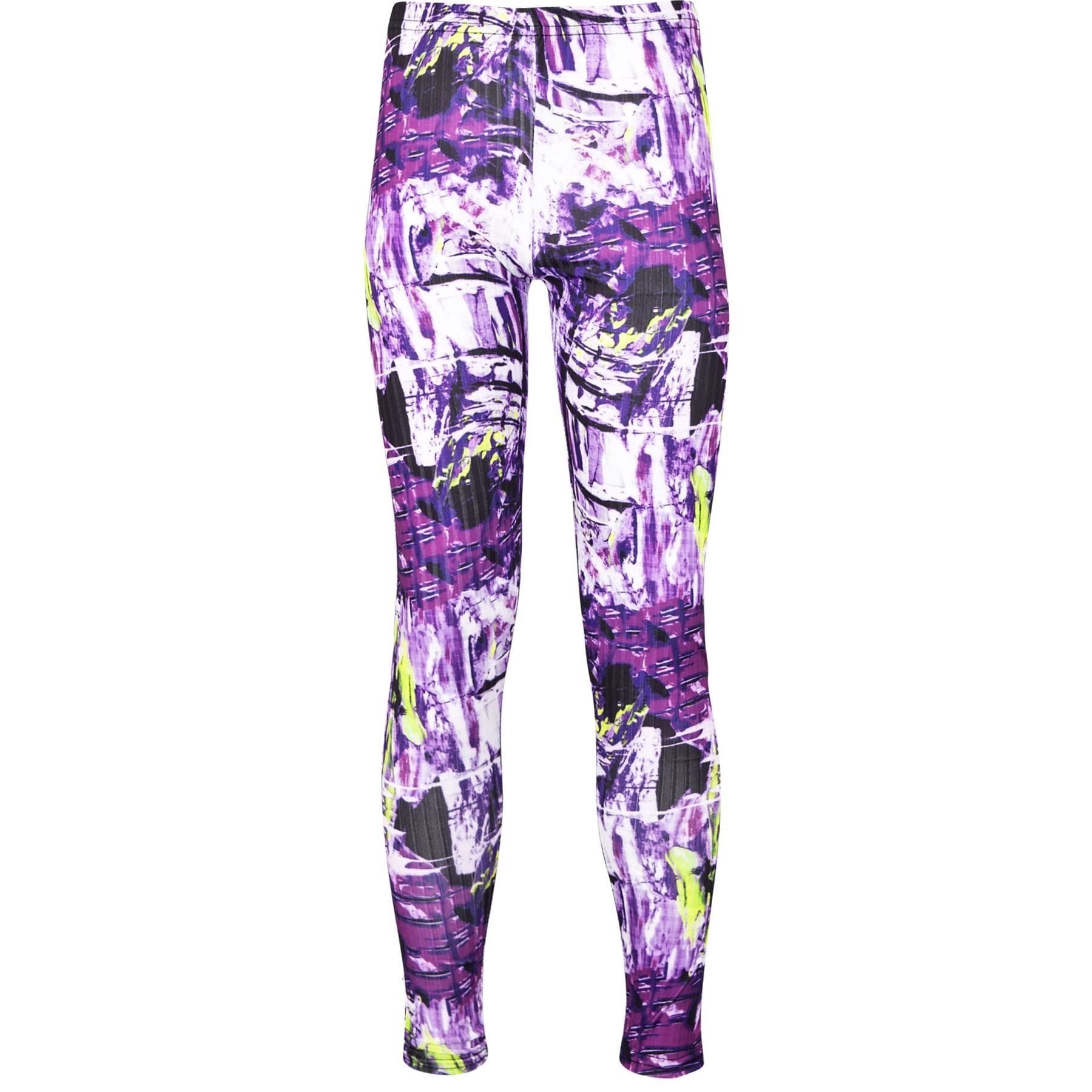 Kids Girls Legging Tie Dye Printed Summer Trendy Fashion Stretchy Dance Bottoms