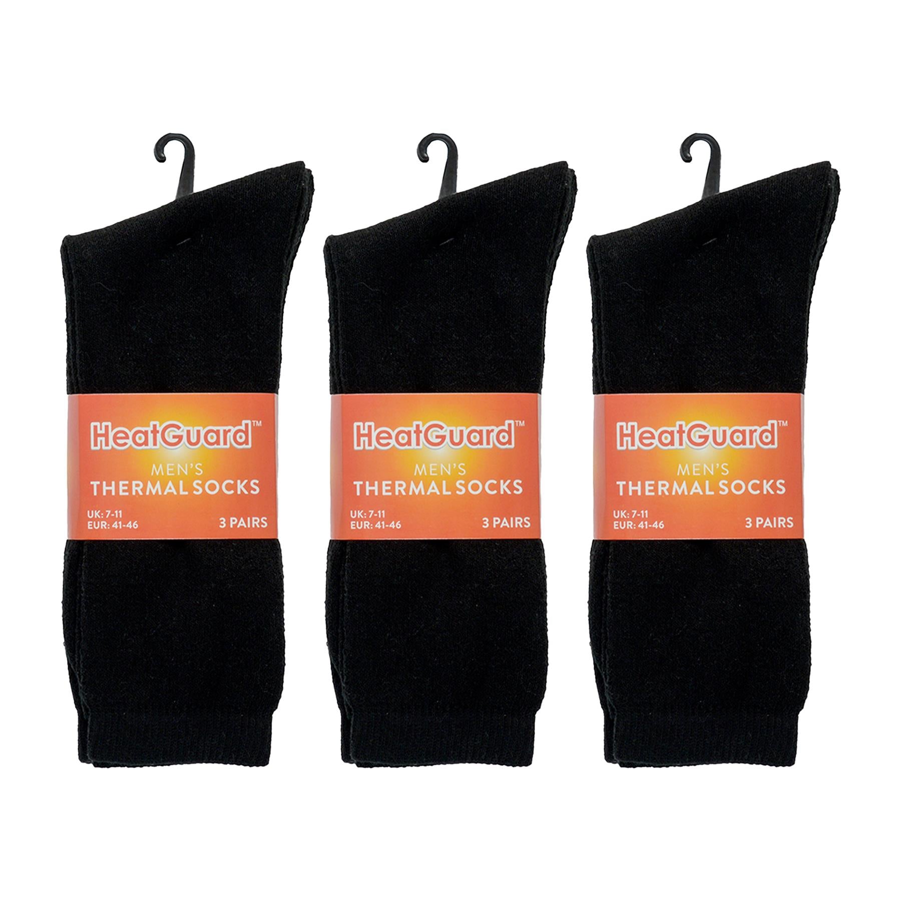 A2Z Mens 3 Pack Thermal Socks Soft Comfort For Daily Wear Warm Thick Cosy Socks