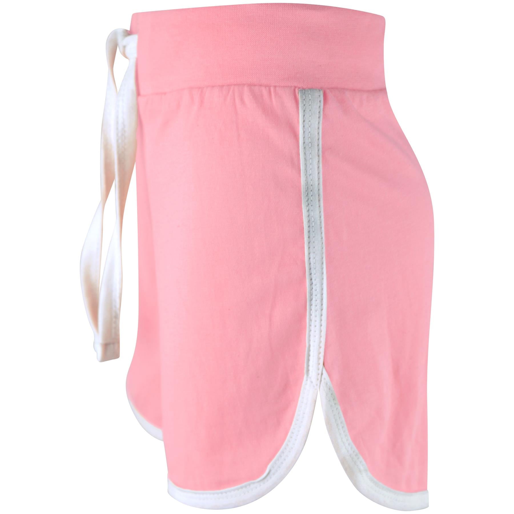 Kids Girls Shorts 100% Cotton Dance Gym Sports Baby Pink Summer Hot Short Pants