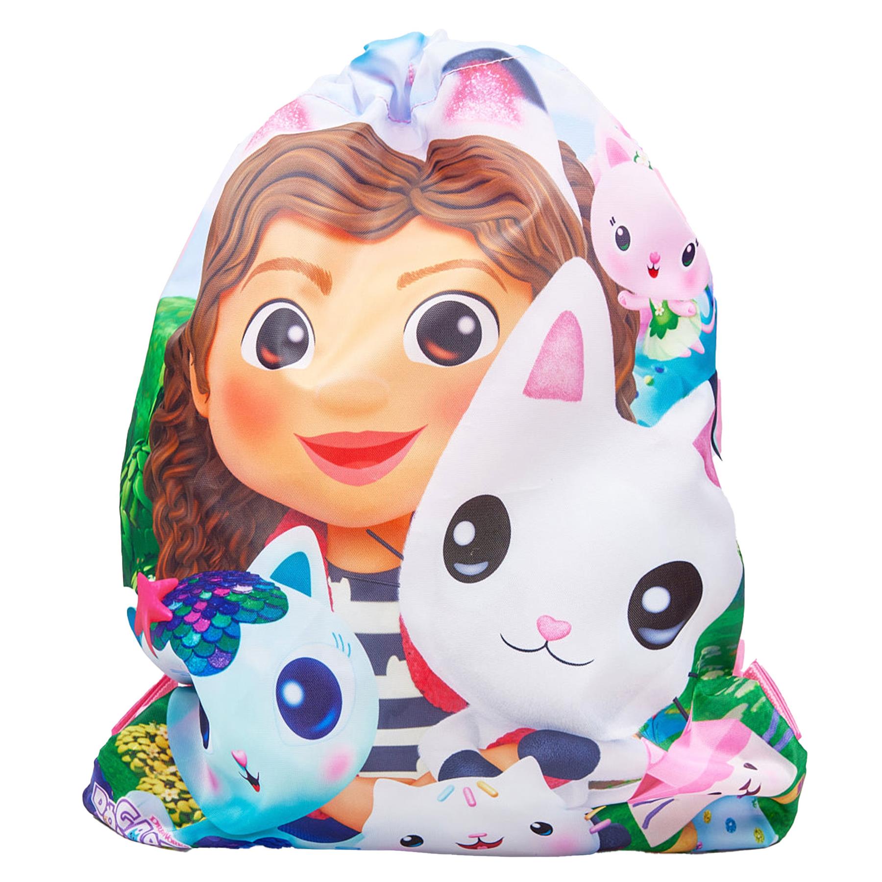 Kids Gabbys Doll House Cat Trainer Bag Officially Licensed Nursery School PE Kit