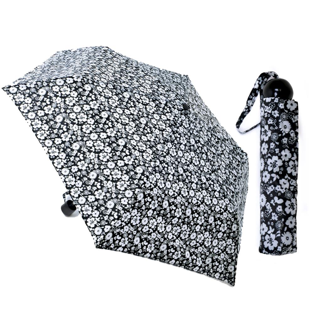 A2Z Supermini Umbrella Ball Handle Monochrome Lightweight Folding Handbag Brolly