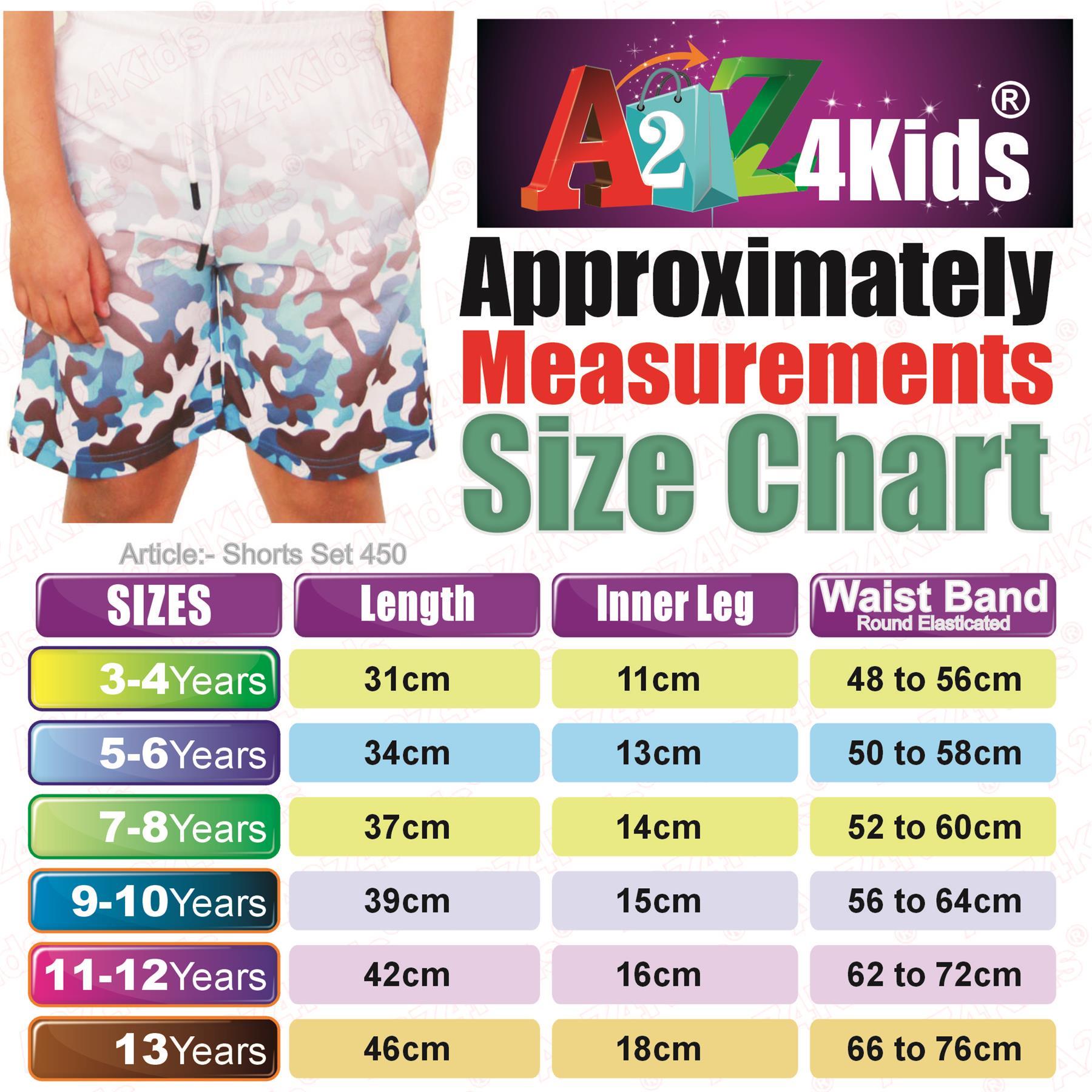 Kids Boys Gradient Colour Shorts Two Tone Fade New Summer Fashion Age 5-13 Years