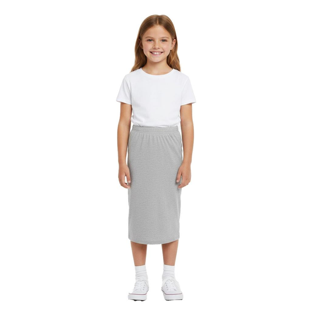 Girls Maxi Skirt Soft Stretch Viscose Skirt Comfy School Wear For Age 5-13 Year