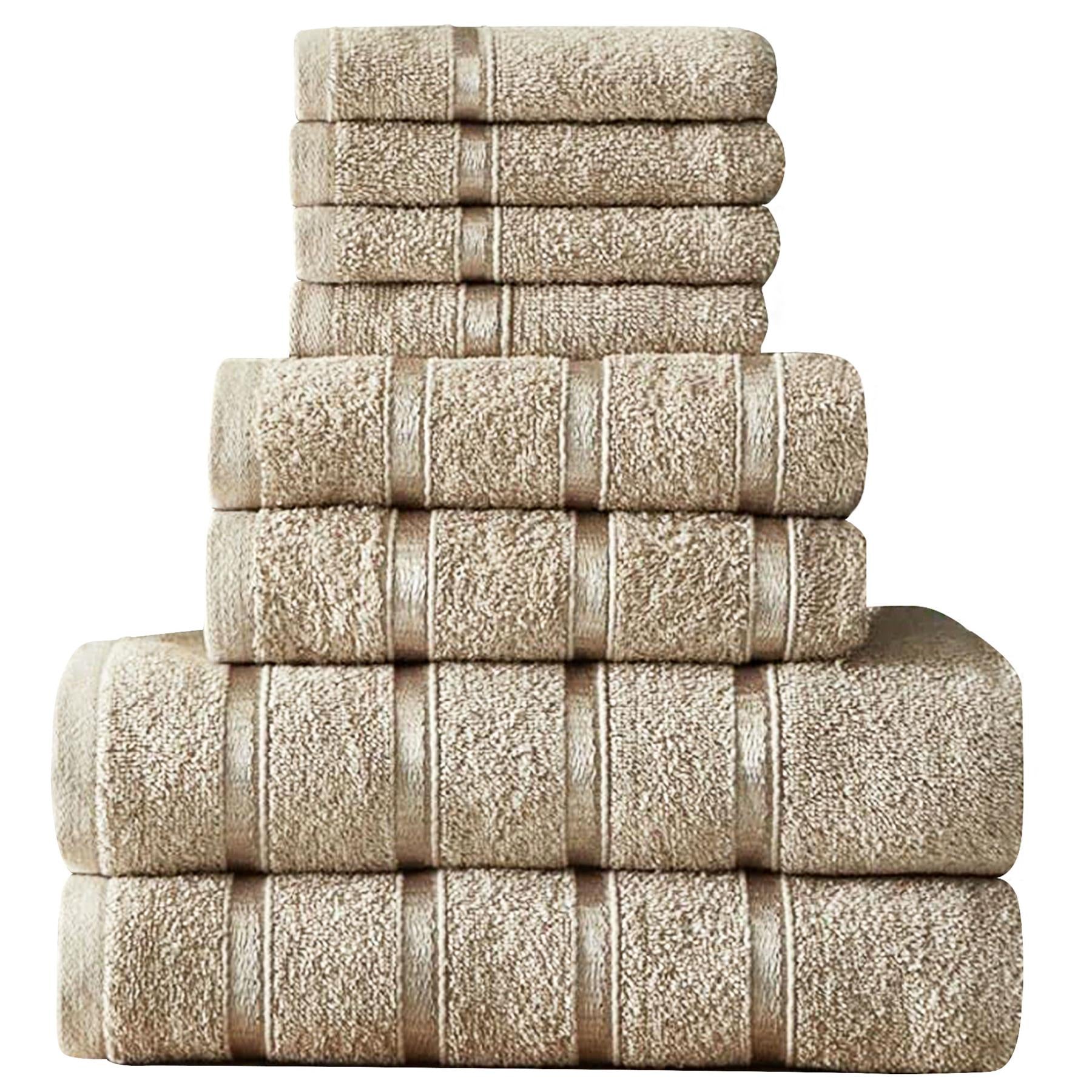 8 Piece Soft & Absorbent Towel Bale Set