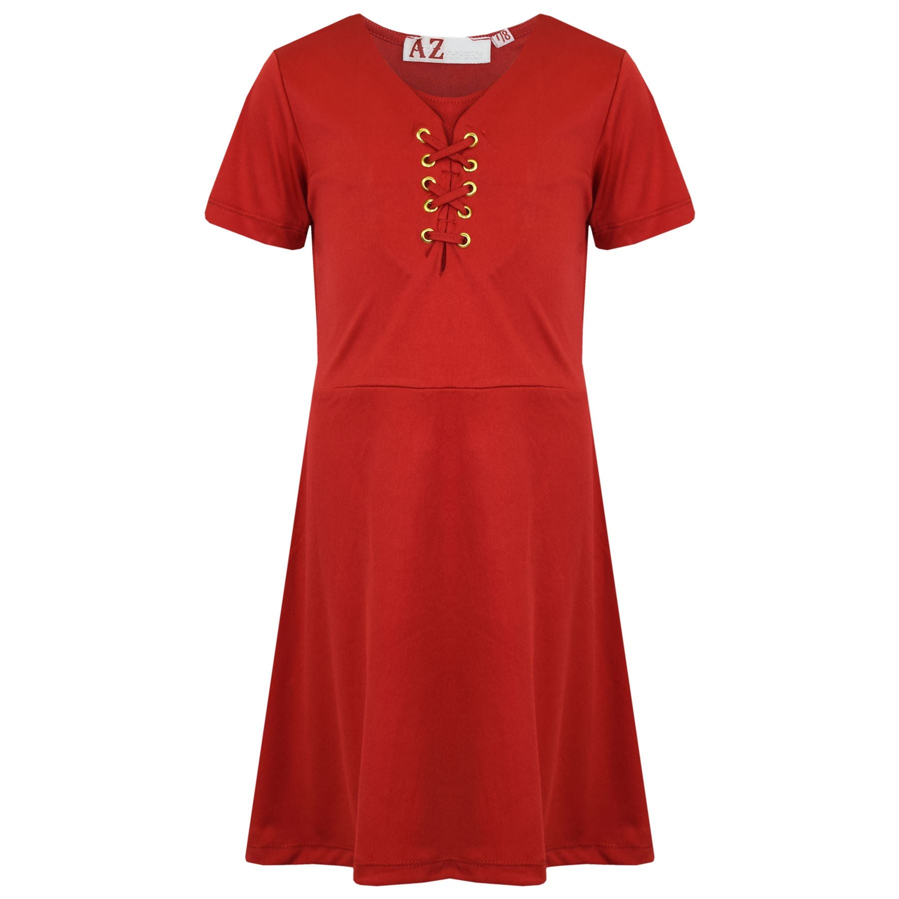 Girls Skater Dress Kids Party Fashion Stylish Laces Dresses New Age 5-13 Years