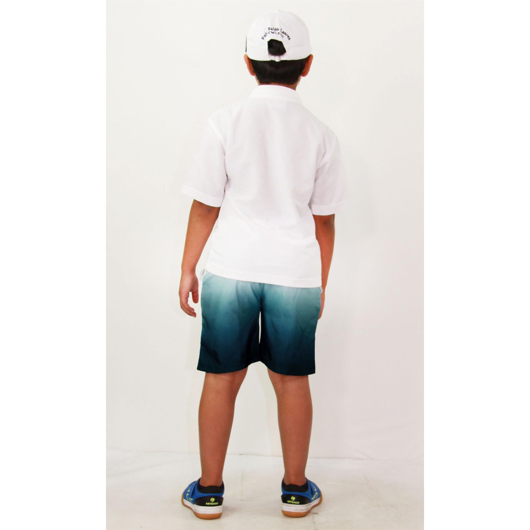 Kids Boys Gradient Colour Shorts Two Tone Fade New Summer Fashion Age 5-13 Years