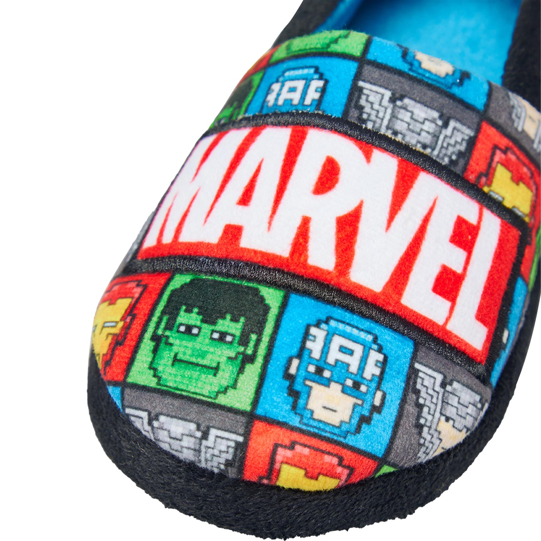 Kids Boys Slippers Avengers Officially Licensed Slipper Soft Warm Cozy Shoes