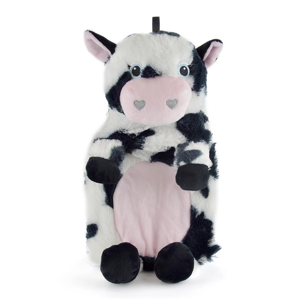 A2Z Hot Water Bottle 750ML Cosy Plush 3D Animal Fleece Cover Hot Water Bottle