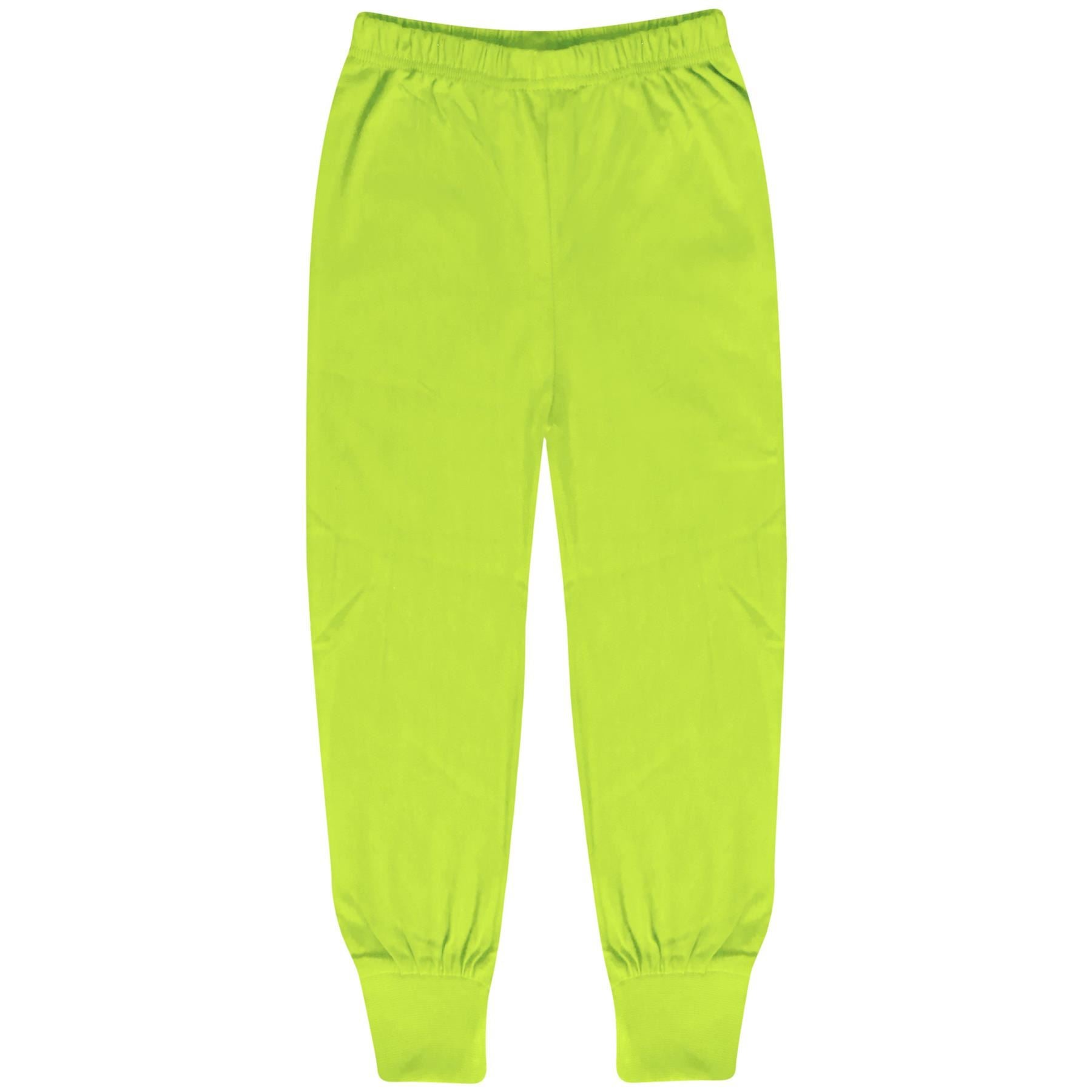 Kids Boys Girls Pyjamas Lime Trendy Floss A2Z Print Xmas
