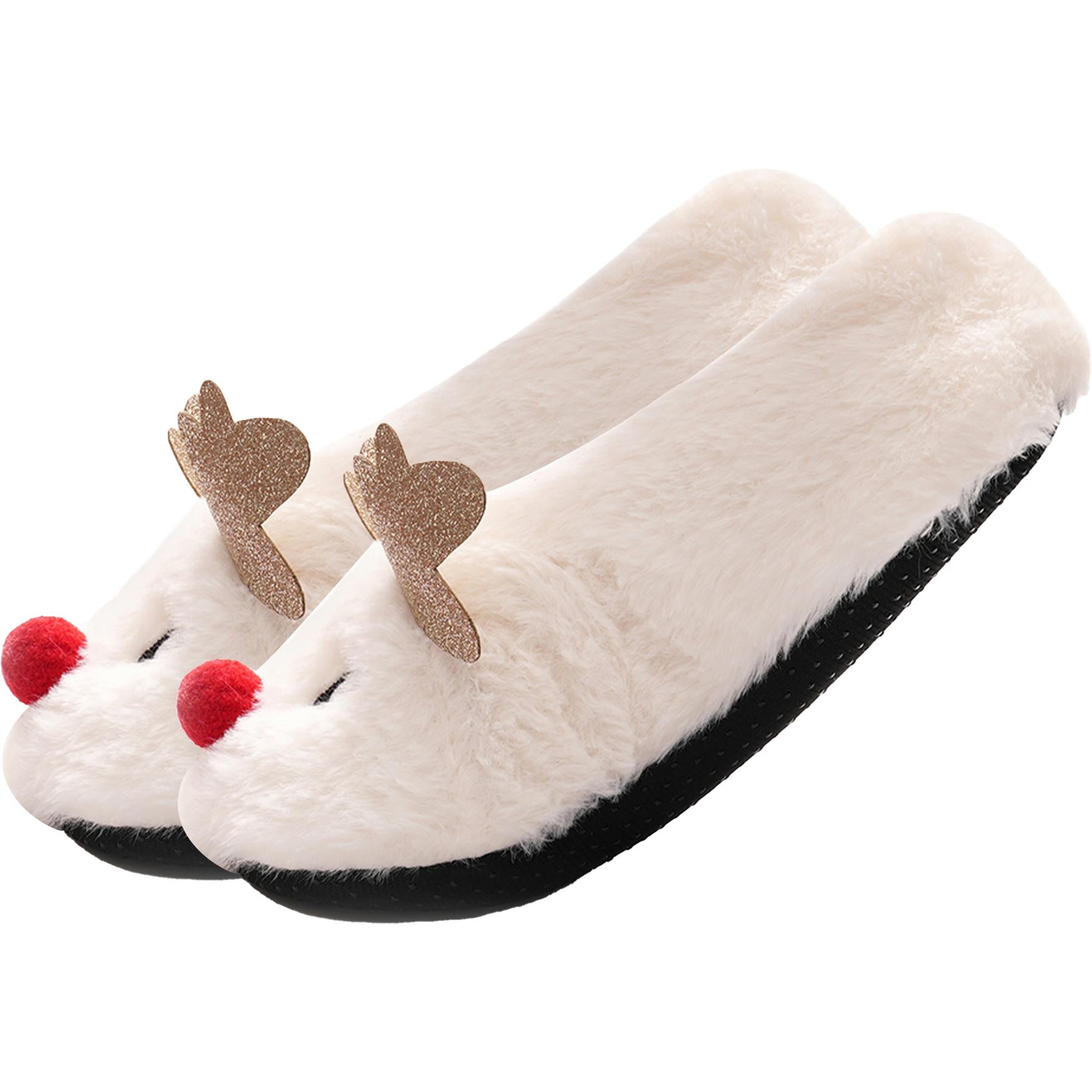 A2Z Ladies Slipper Socks Xmas Faux Fur 3D Sleep Eye Mask Set Sherpa Lined Socks