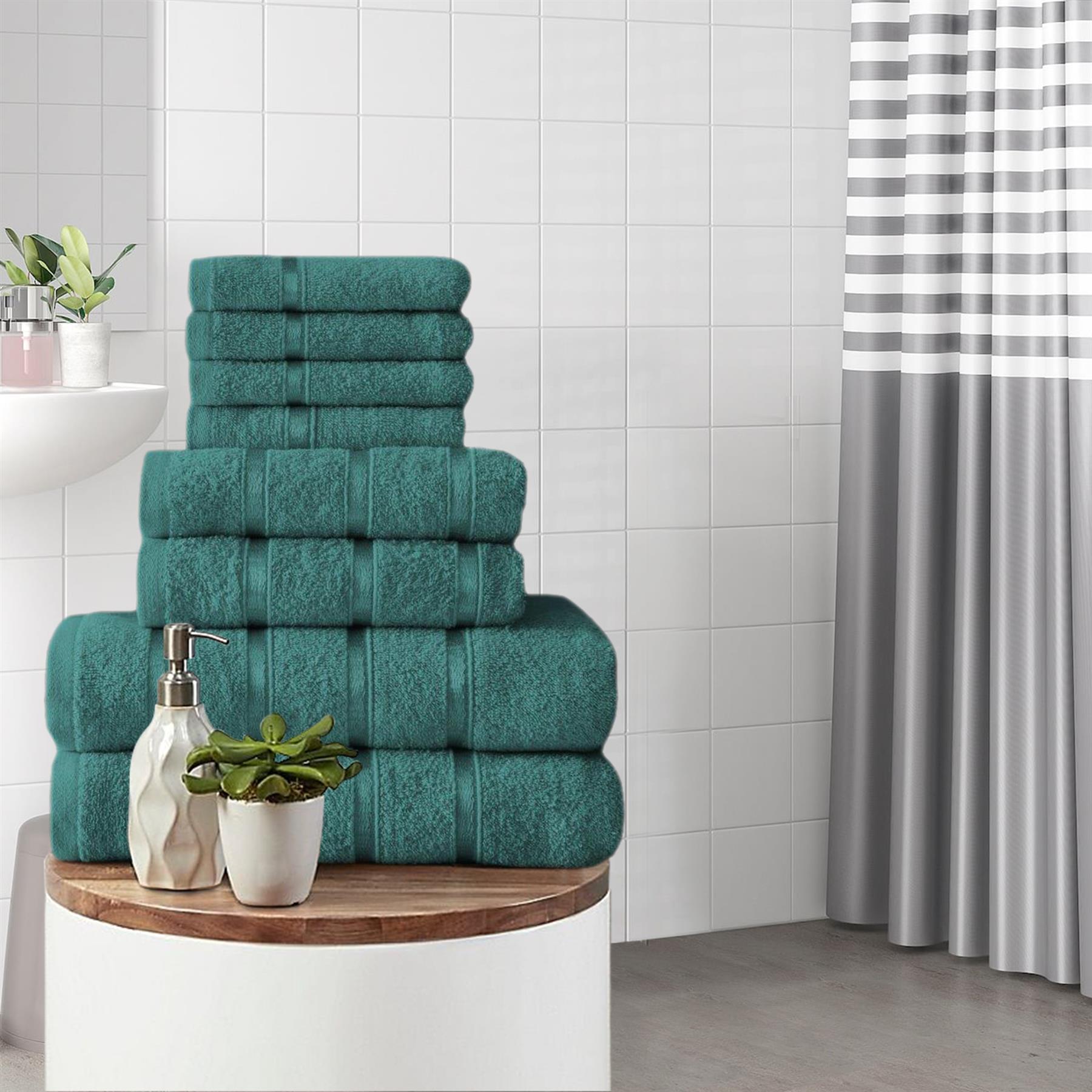 8 Piece Soft & Absorbent Towel Bale Set