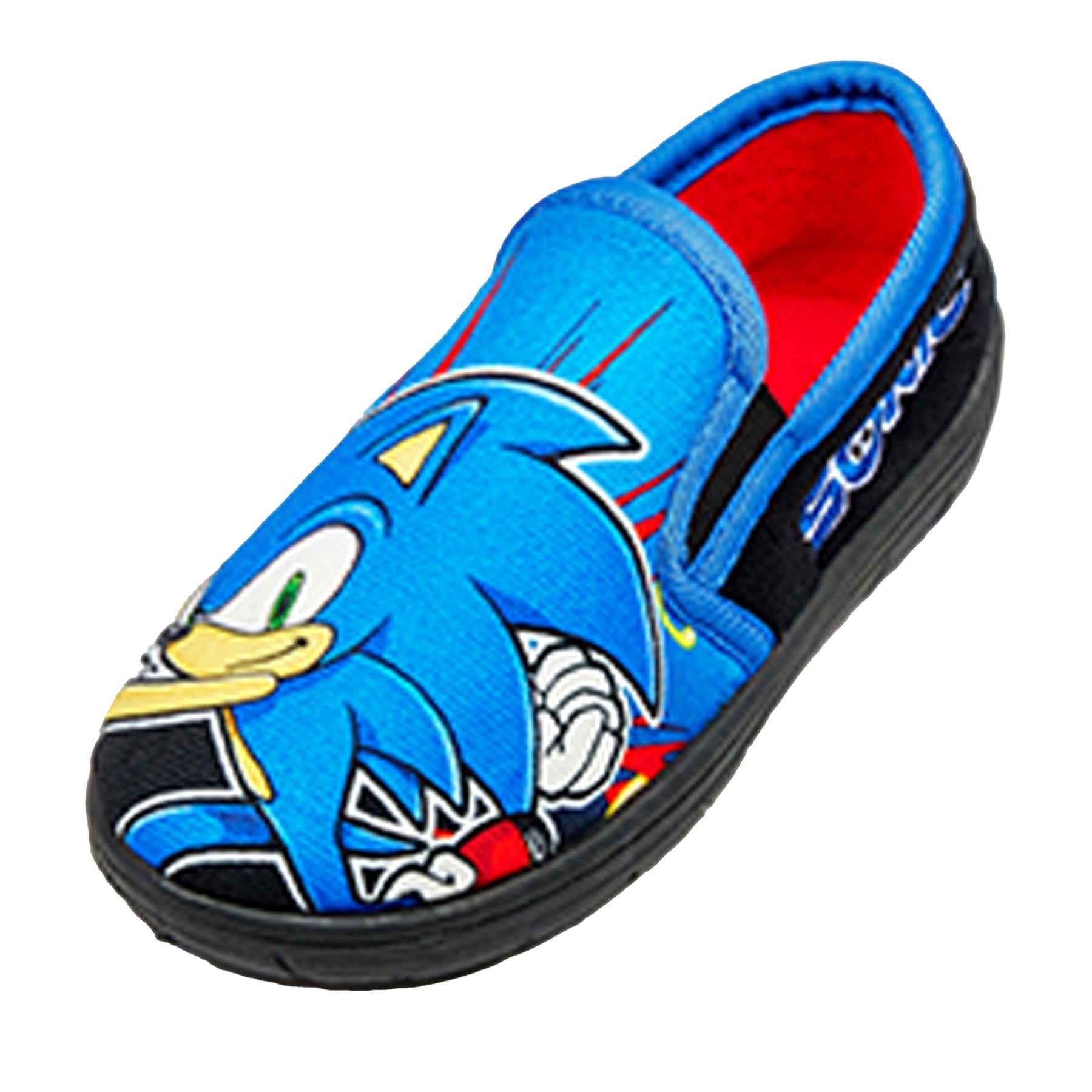 A2Z 4 Kids Boys Slippers Sonic The Hedgehog Jackson Officially Licensed Shoes