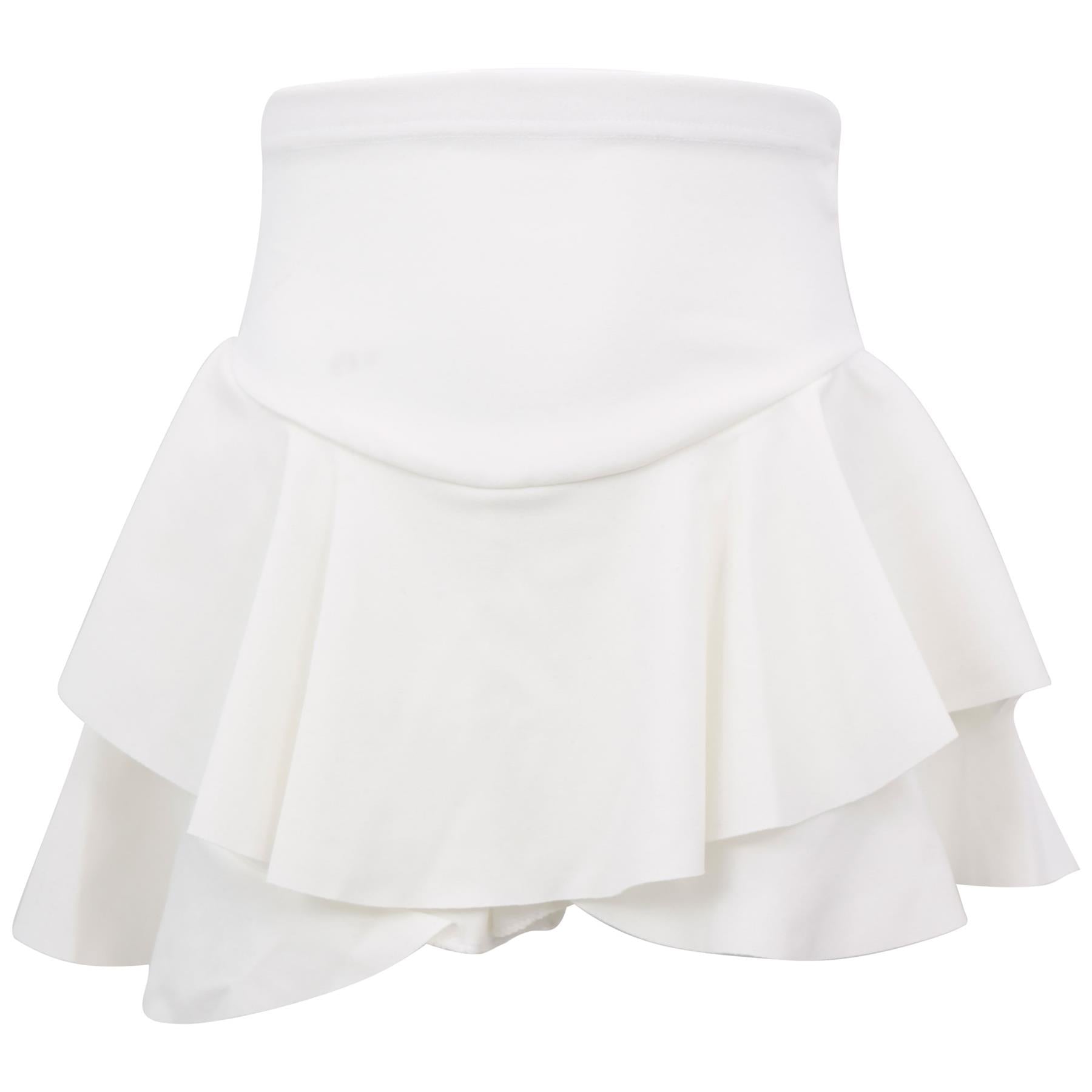 A2Z 4 Kids Girls High Waisted Ruffle Mini Skirt Double Layered Short Party Dress