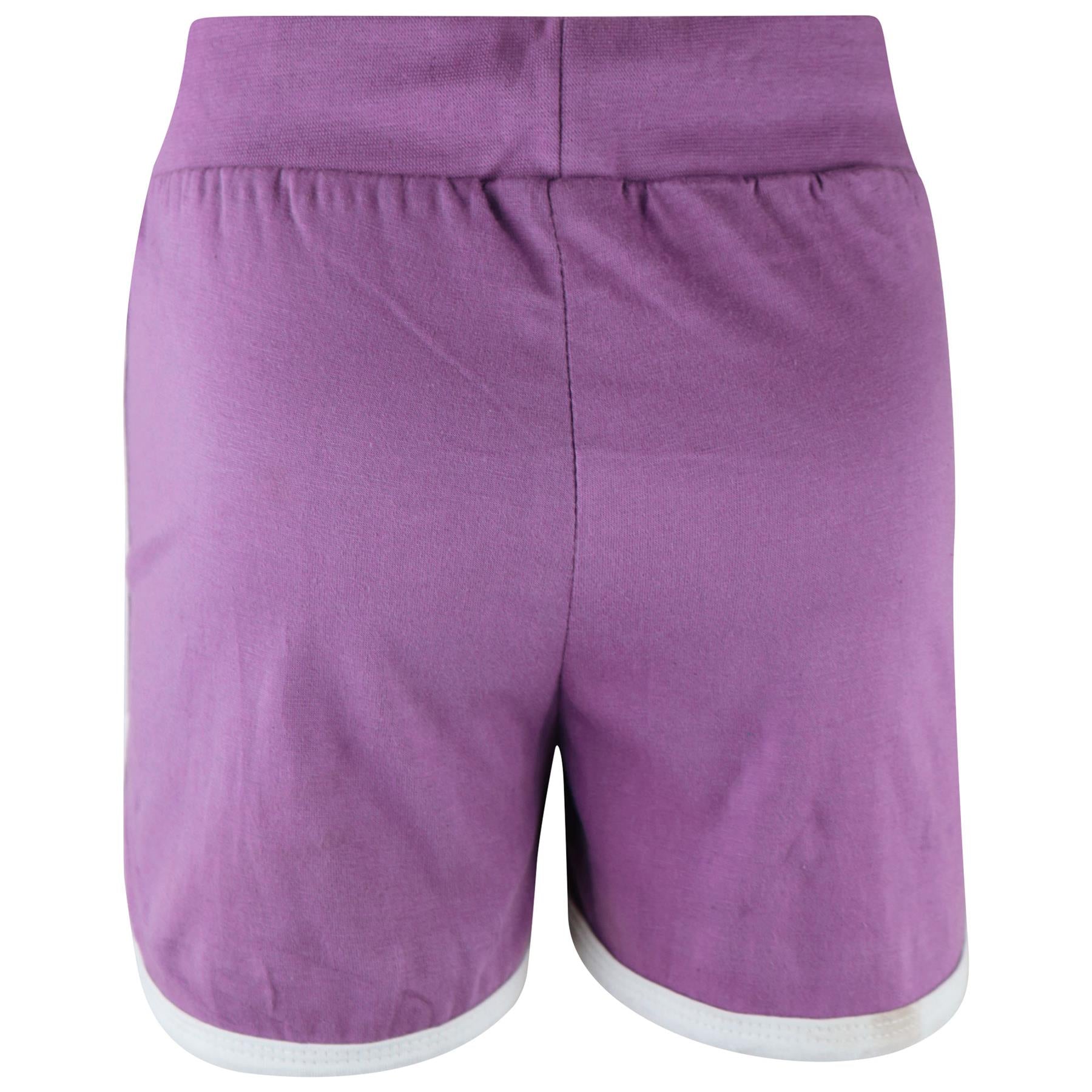 Kids Girls Shorts 100% Cotton Summer Shorts Running Pants