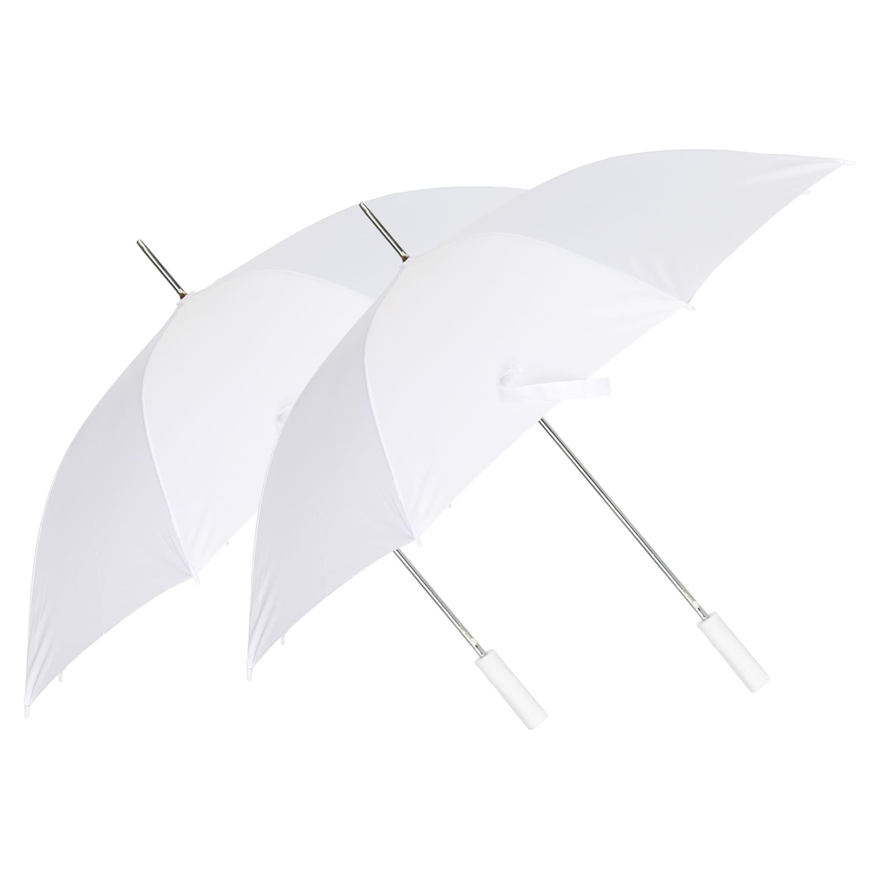 Wedding Umbrella 46" Auto Open Bridal Brolly Ideal For Photoshoot Outdoor Canopy