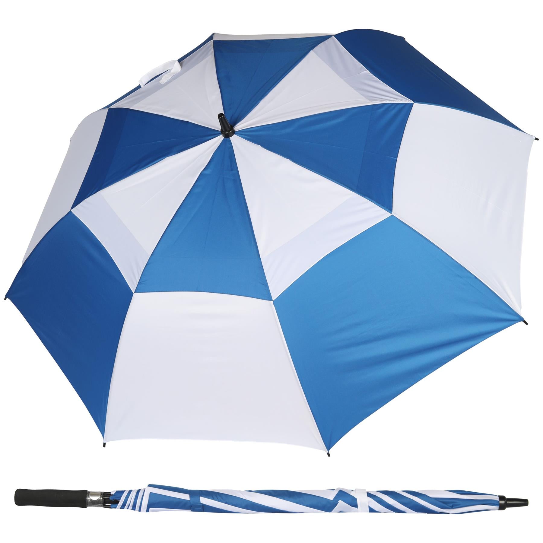 A2Z Golf Umbrella Auto Open Wind Rain Resitant 152cm Double Canopy Vented Brolly