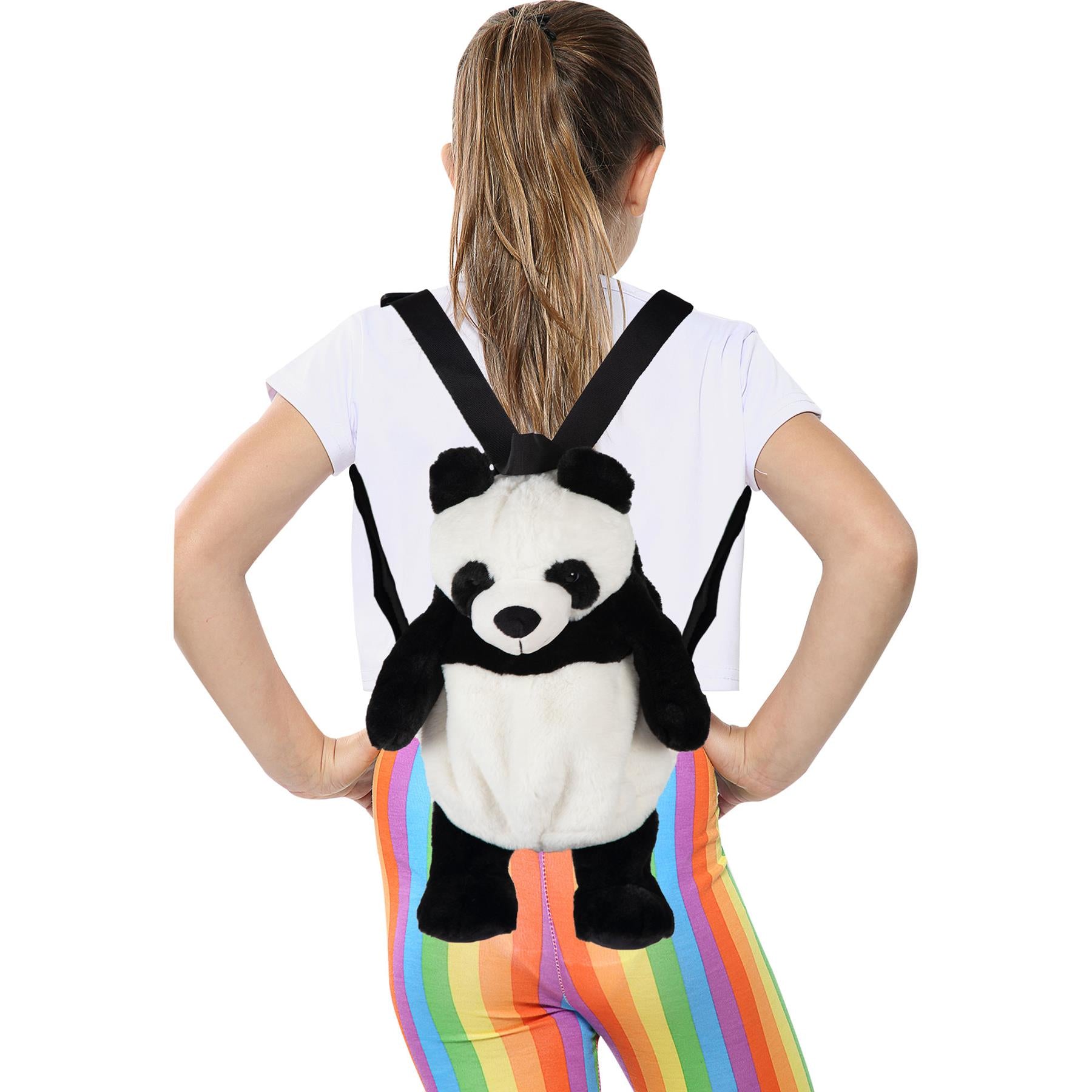 A2Z 4 Kids Girls Boys Teens Panda School Backpack Adjustable Straps PE Kit Bags