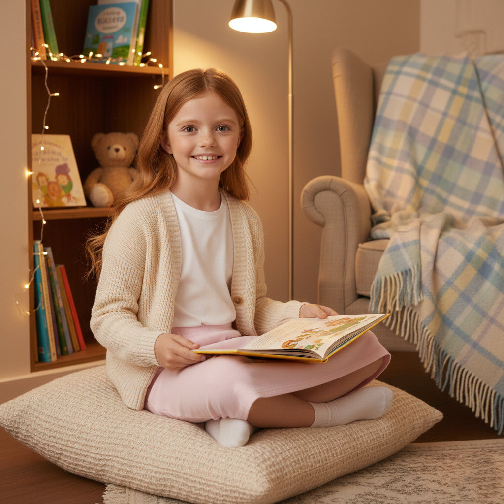 Girls Maxi Skirt Soft Stretch Viscose Skirt Comfy School Wear For Age 5-13 Year