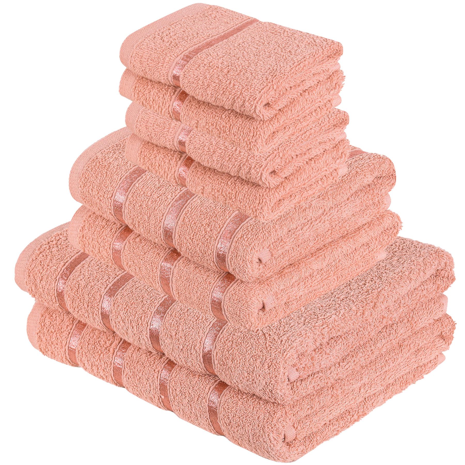 Luxurious 10 Piece Towel Bale Set 2x Bath Towels 4x Hand Towels 4x Face Towels