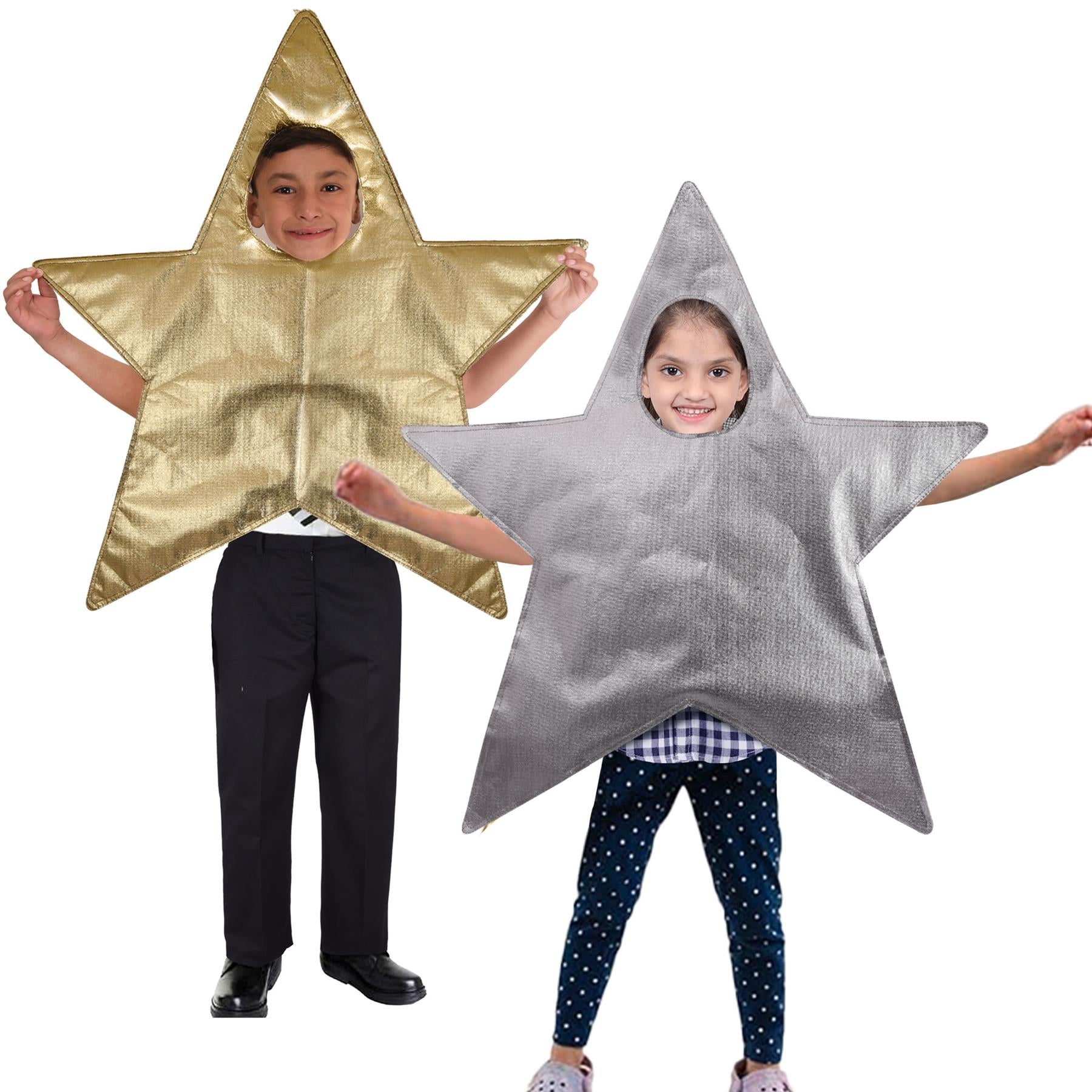 Kids Girls Boys Xmas Nativity Star Costume School Play Fancy Dress Costume